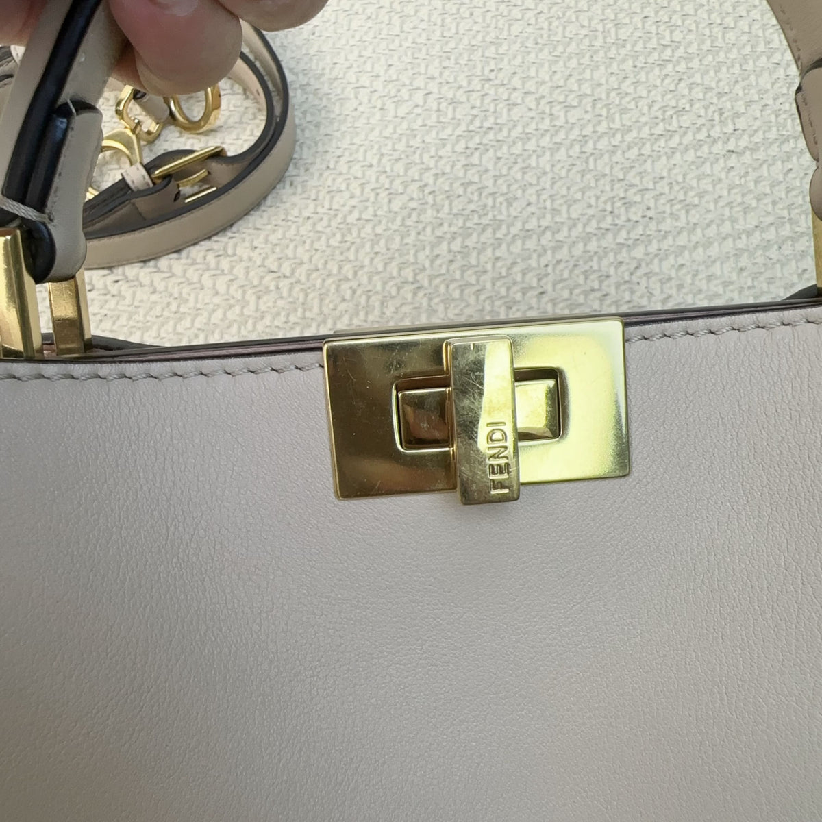 Fendi - Peekaboo ISeeU - Leather - Beige - (medium)