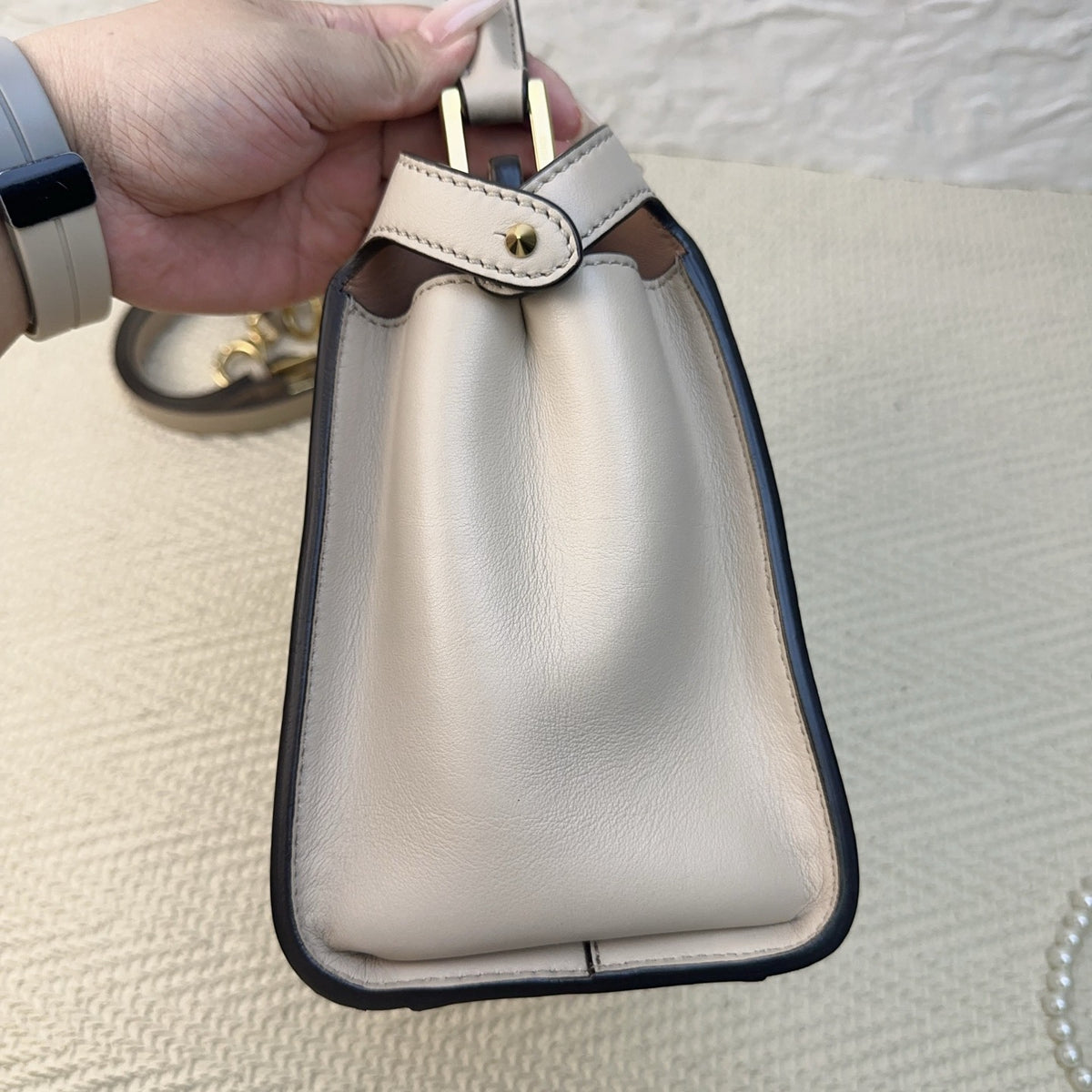 Fendi - Peekaboo ISeeU - Leather - Beige - (medium)
