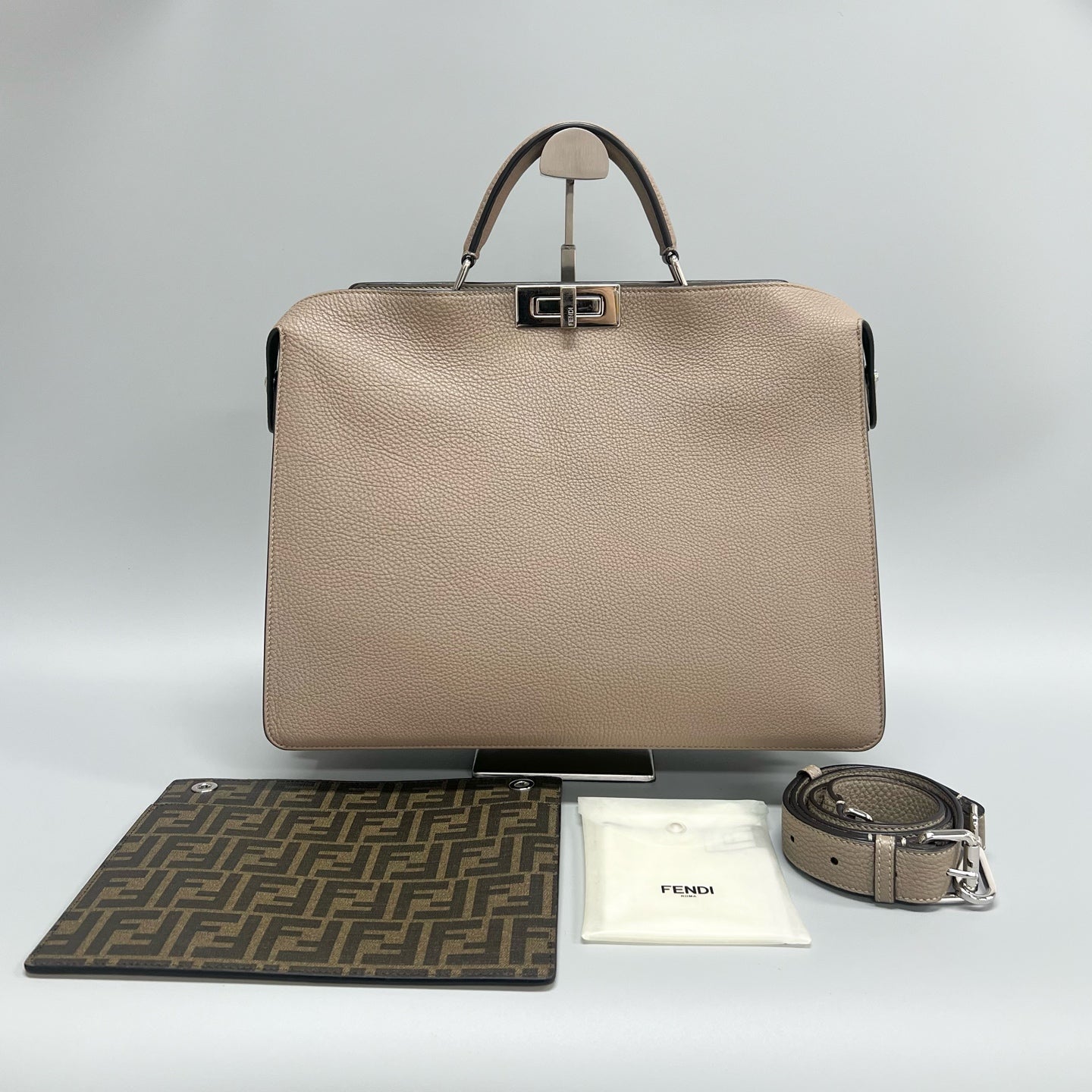 Fendi - Peekaboo Iseeu - Leather - Grey - (Large)