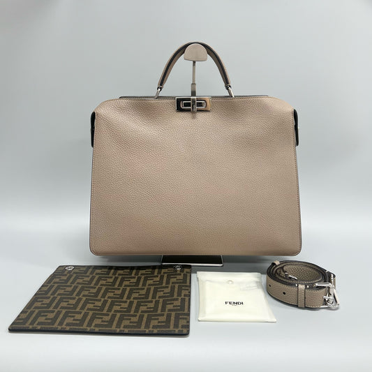 Fendi - Peekaboo Iseeu - Leather - Grey - (Large)