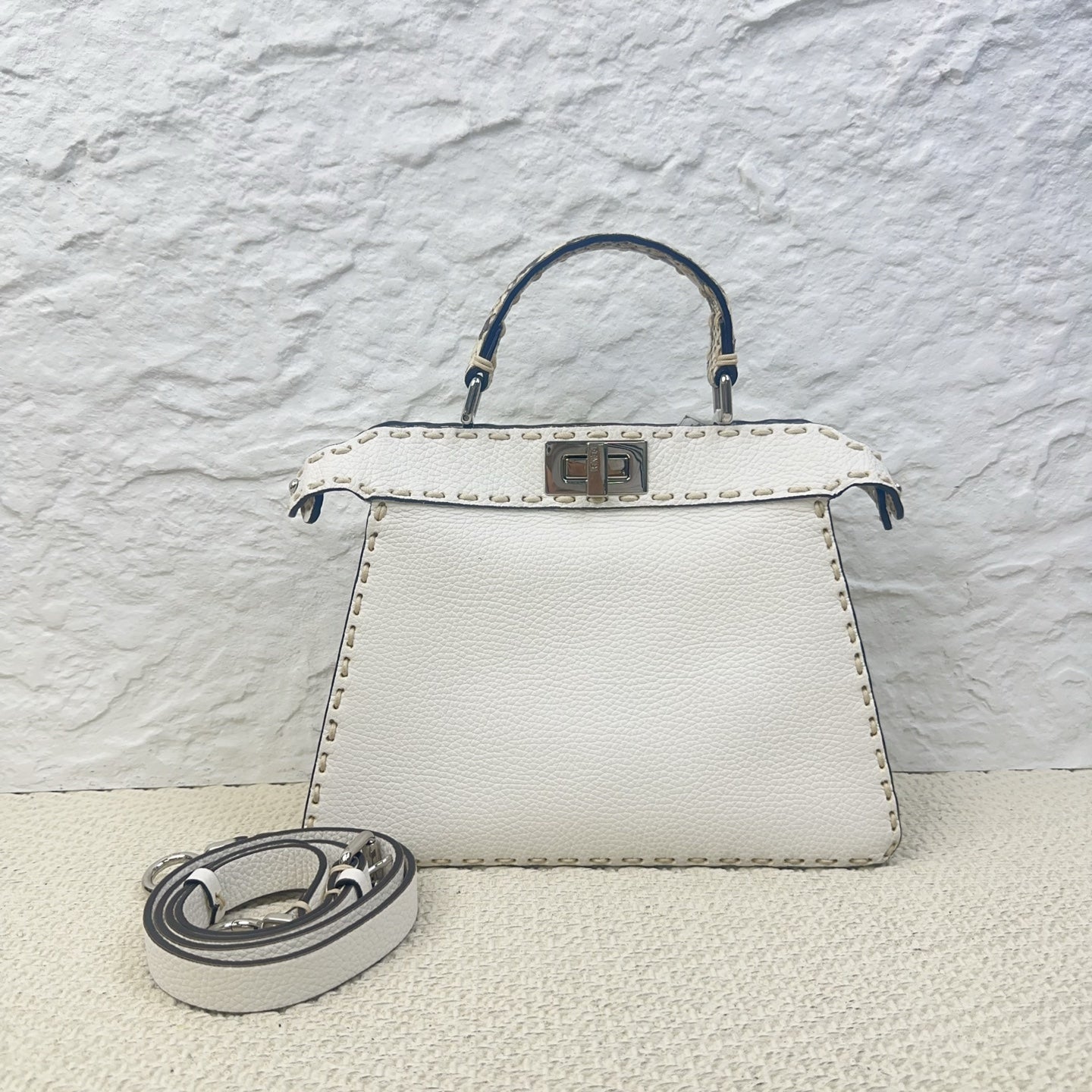 Fendi - Peekaboo ISeeU - Leather - White - (small)