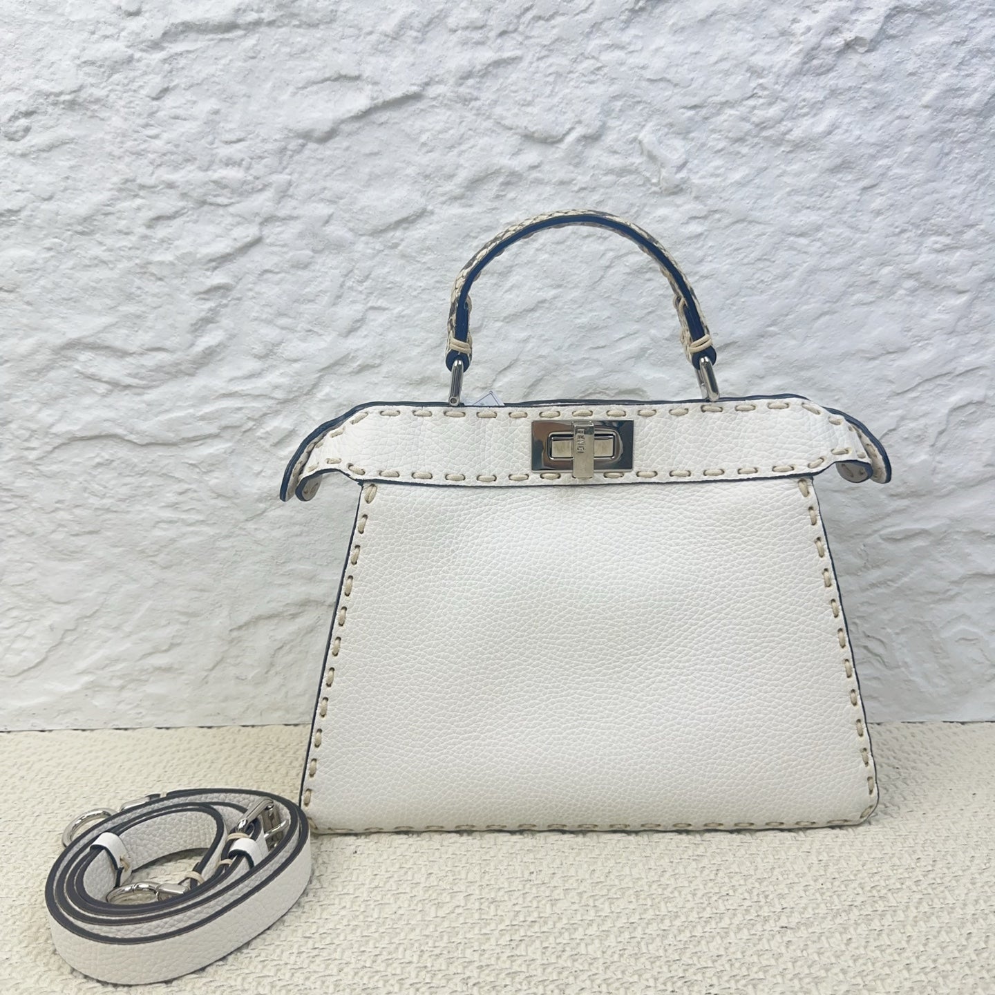 Fendi - Peekaboo ISeeU - Leather - White - (small)