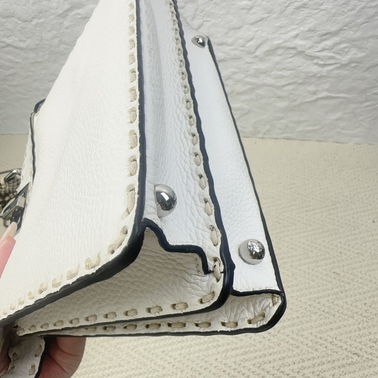 Fendi - Peekaboo ISeeU - Leather - White - (small)
