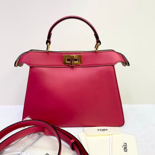 Fendi - Peekaboo ISeeU Small - Leather - Pink - (Small)