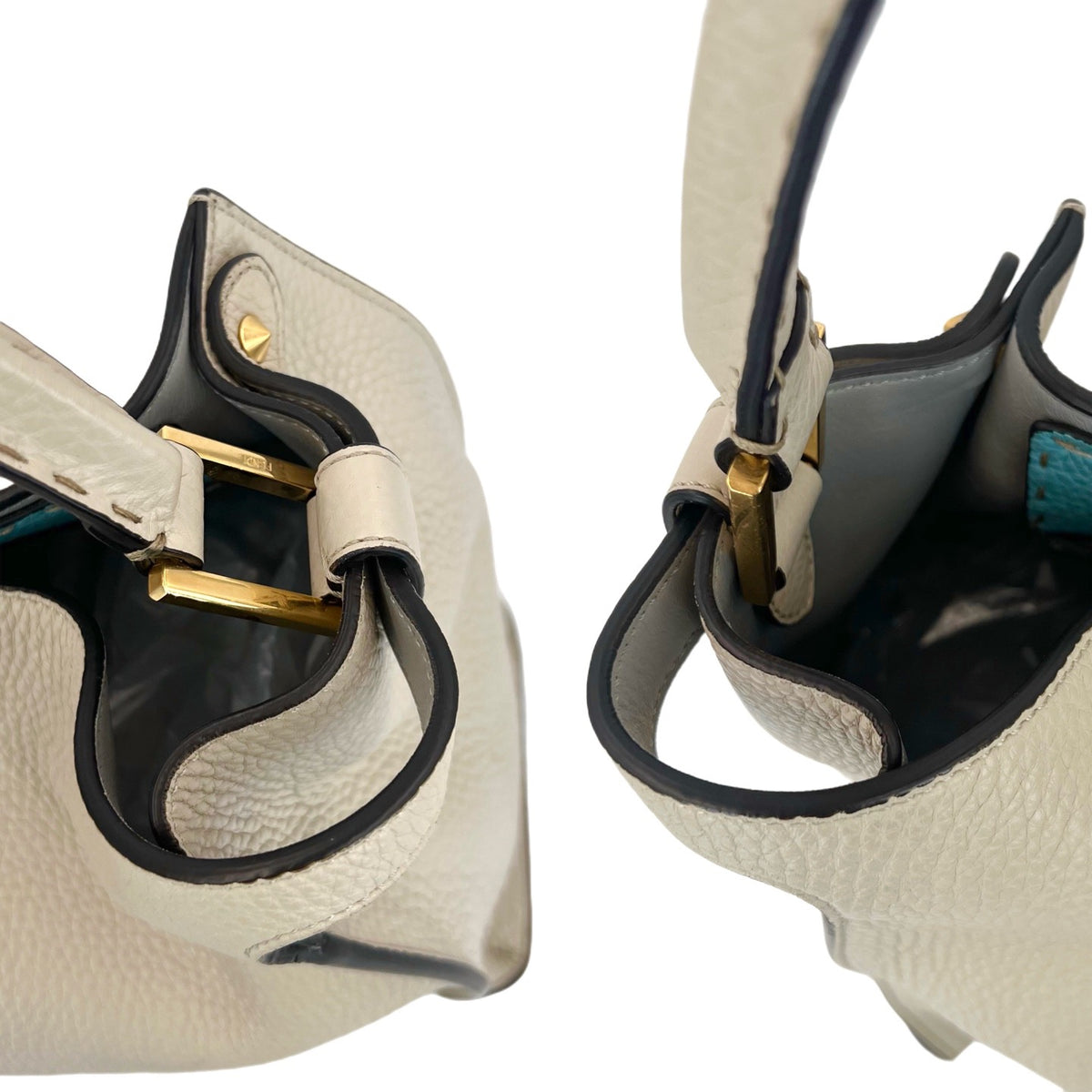 Fendi - Peekaboo Large - Leather - Beige - (large)