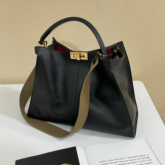 Fendi - Peekaboo Large - Leather - Black - (large)