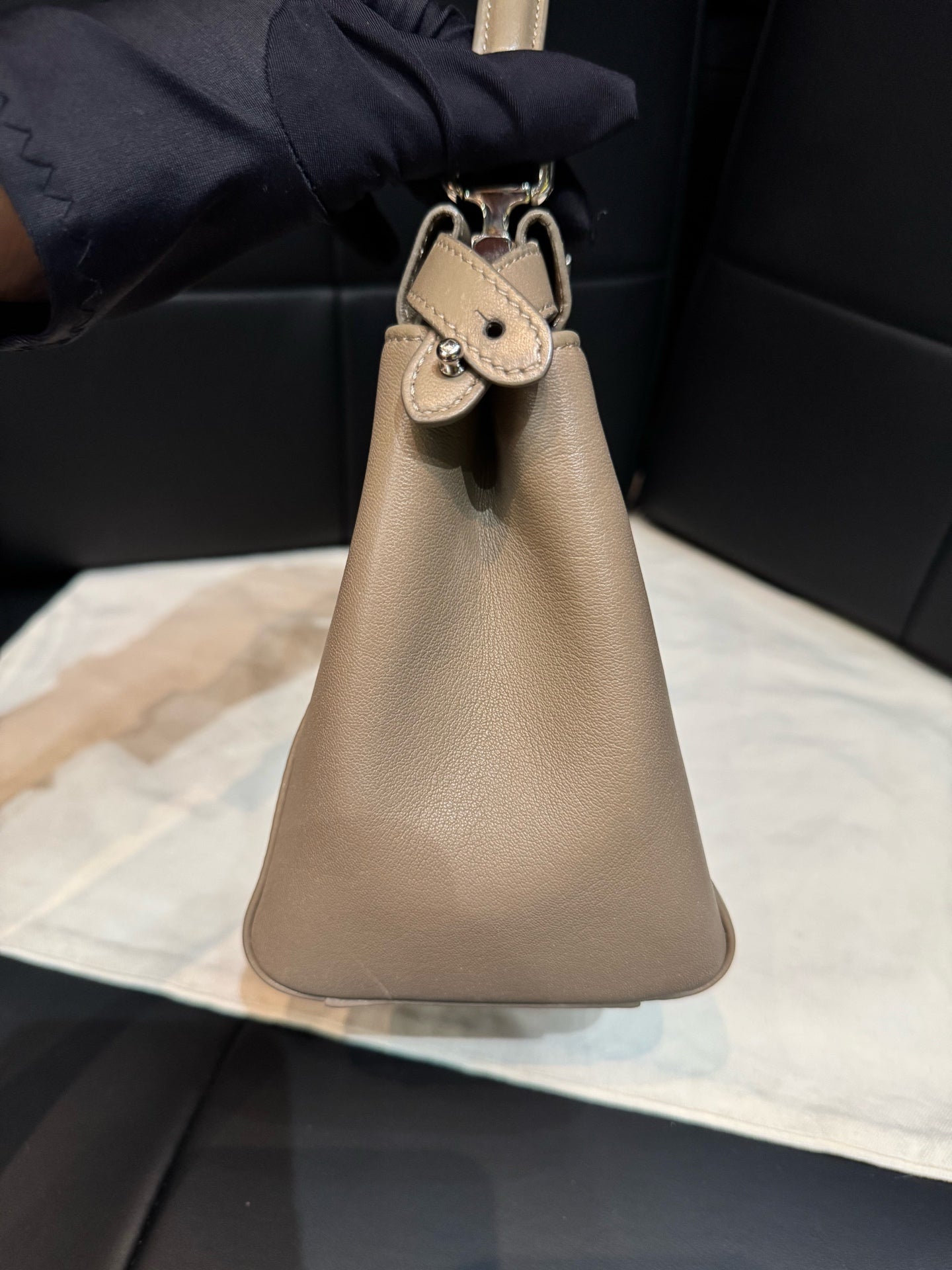 Fendi - Peekaboo - Leather - Beige - (mini)