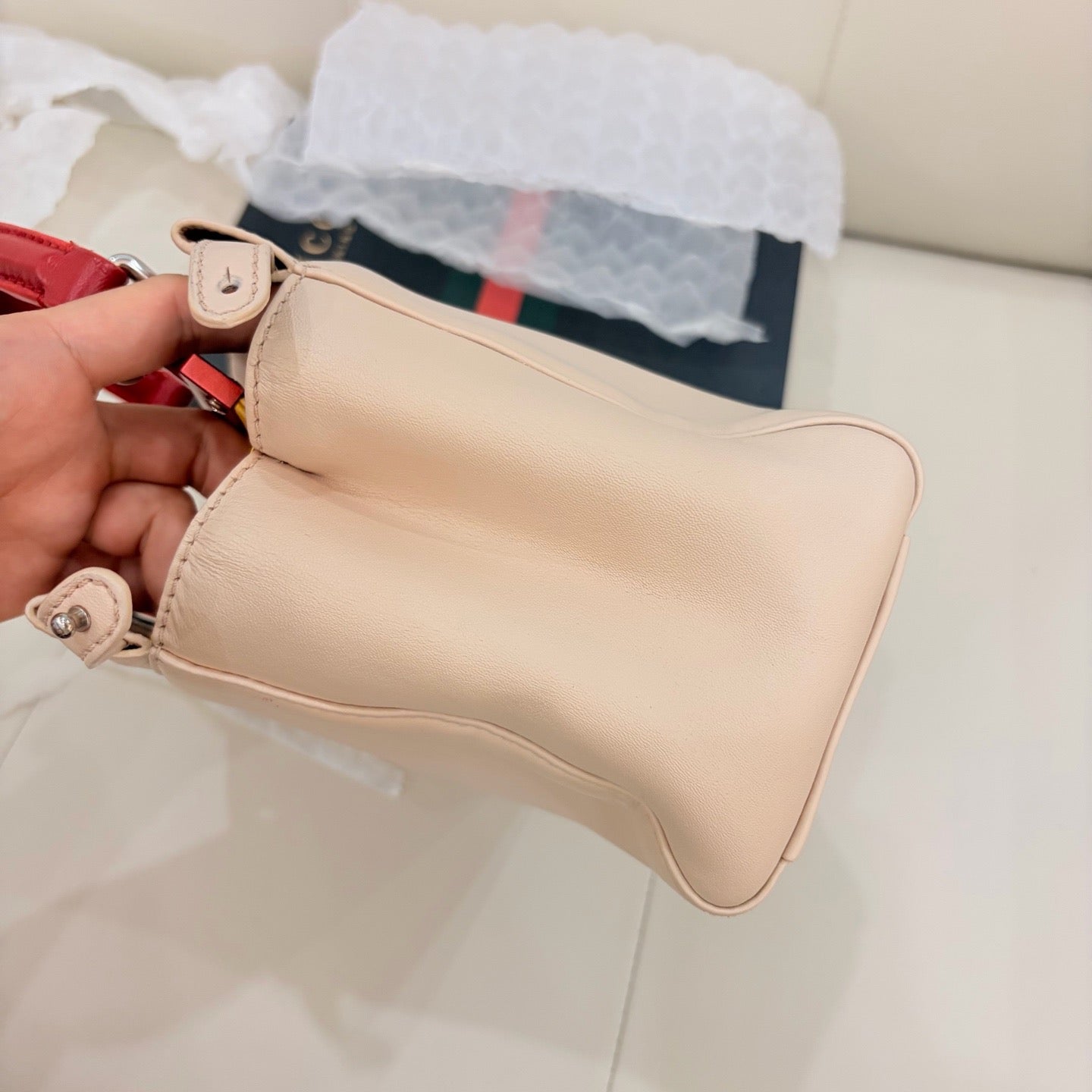 Fendi - Peekaboo - Leather - Beige - (small)
