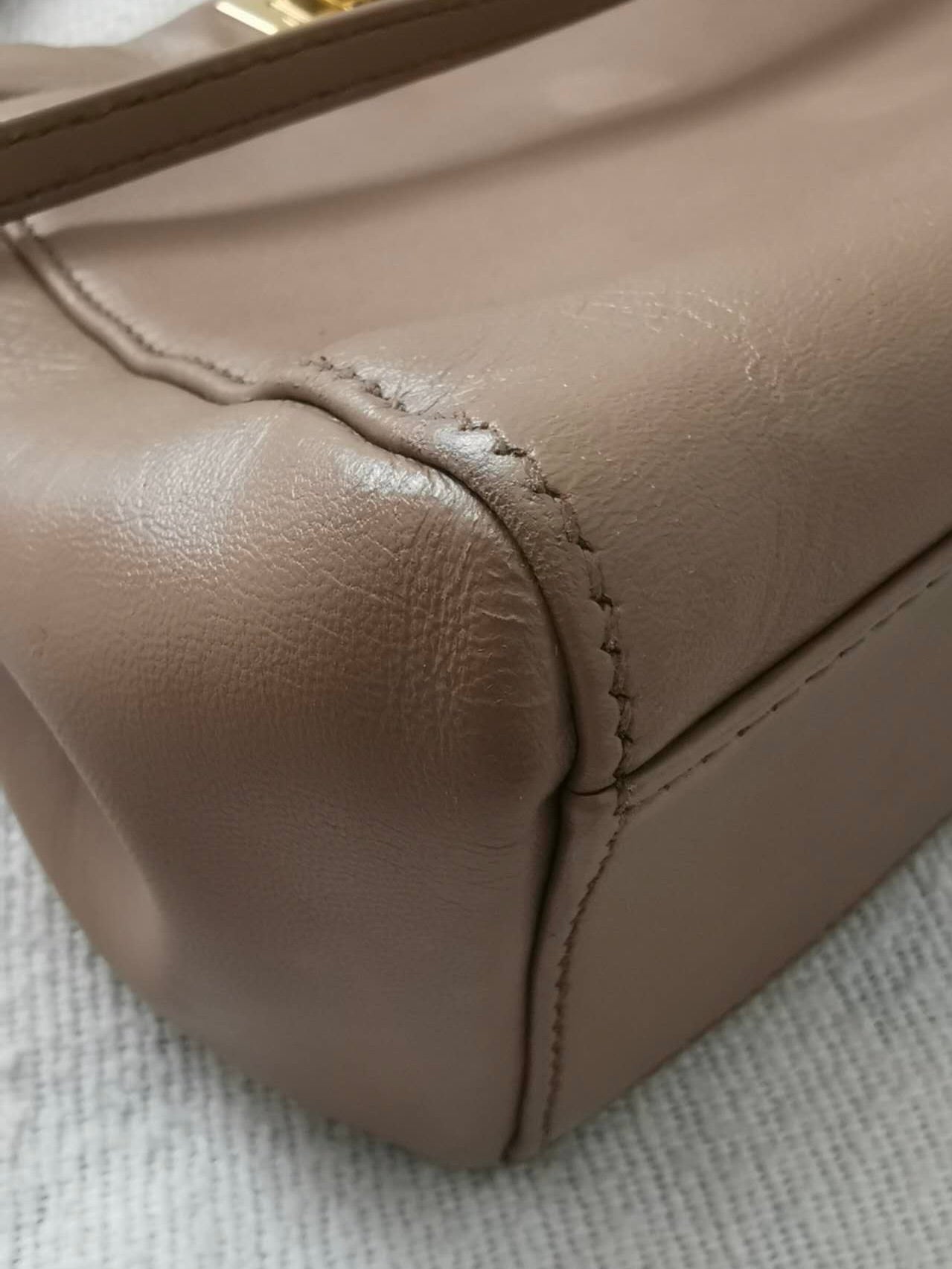 Fendi - Peekaboo - Leather - Beige - (small)