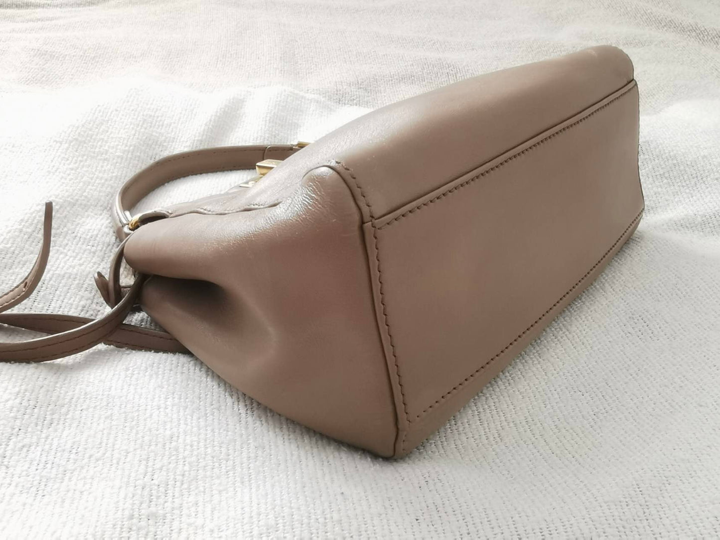 Fendi - Peekaboo - Leather - Beige - (small)