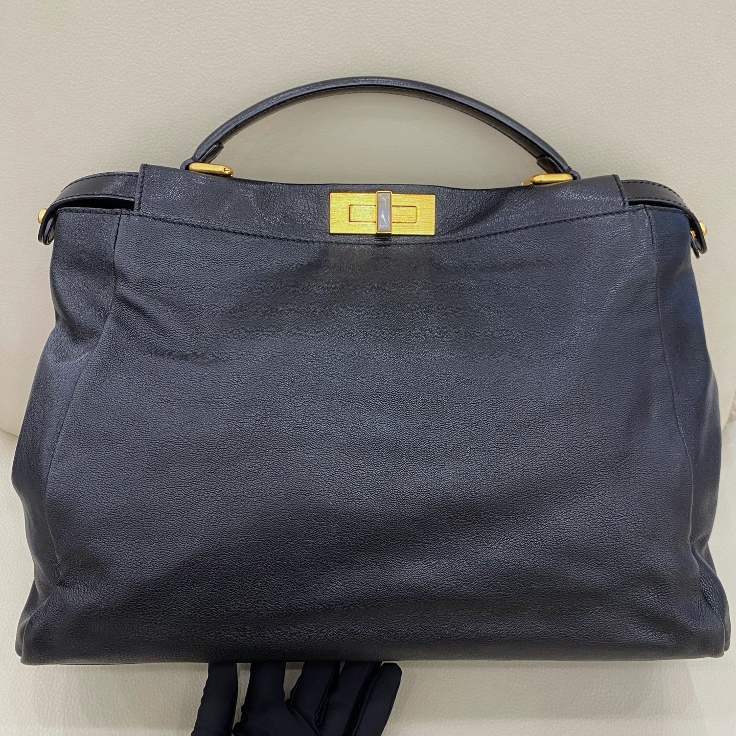 Fendi - Peekaboo - Leather - Black - (Large)