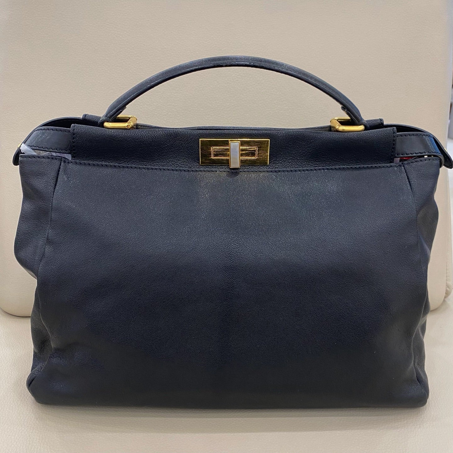 Fendi - Peekaboo - Leather - Black - (Large)