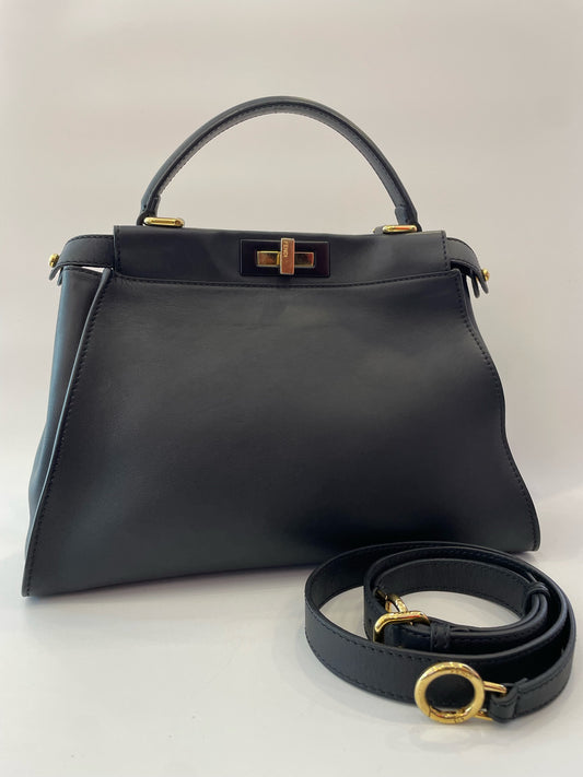 Fendi - Peekaboo - Leather - Black - (medium)