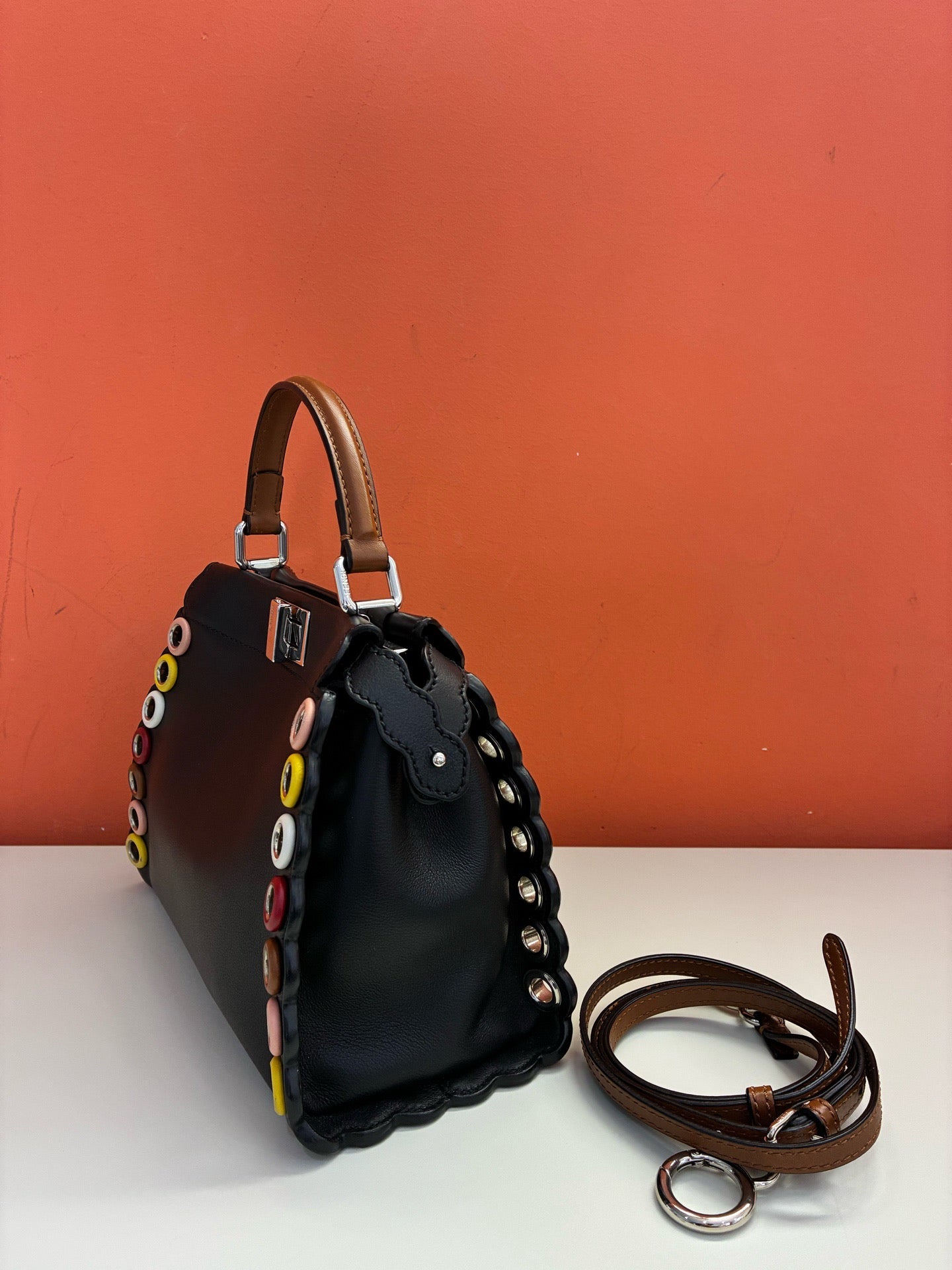 Fendi - Peekaboo - Leather - Black - (mini)