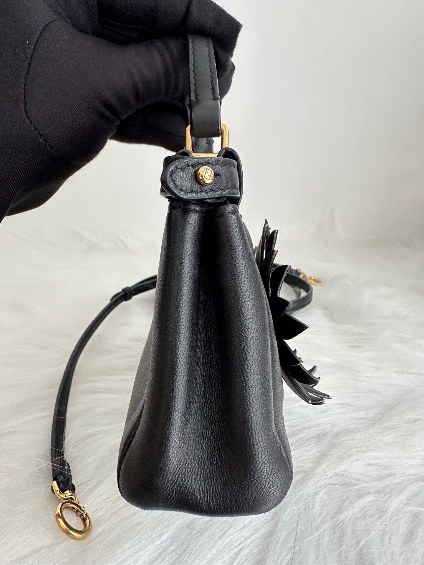 Fendi - Peekaboo - Leather - Black - (mini)