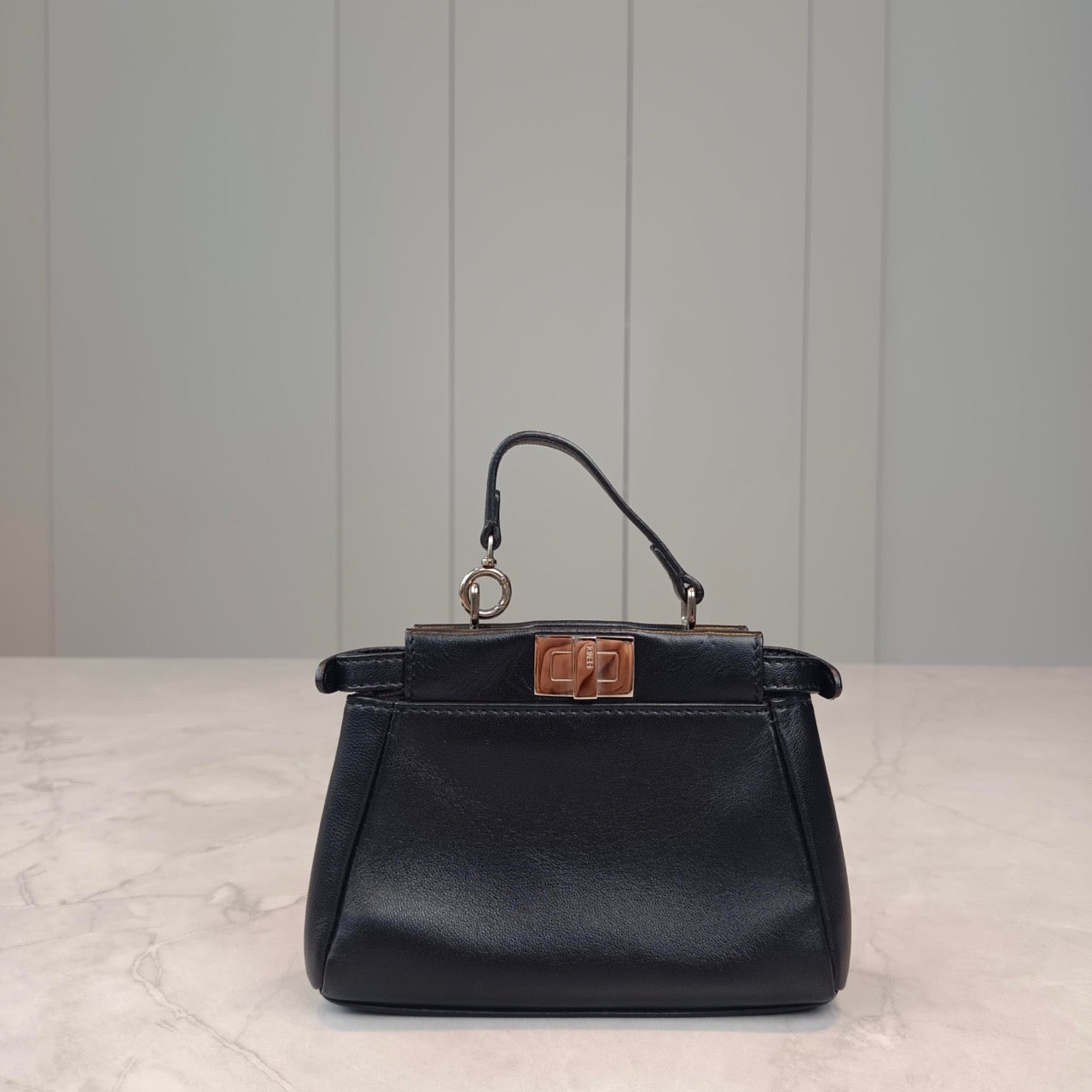 Fendi - Peekaboo - Leather - Black - (mini)
