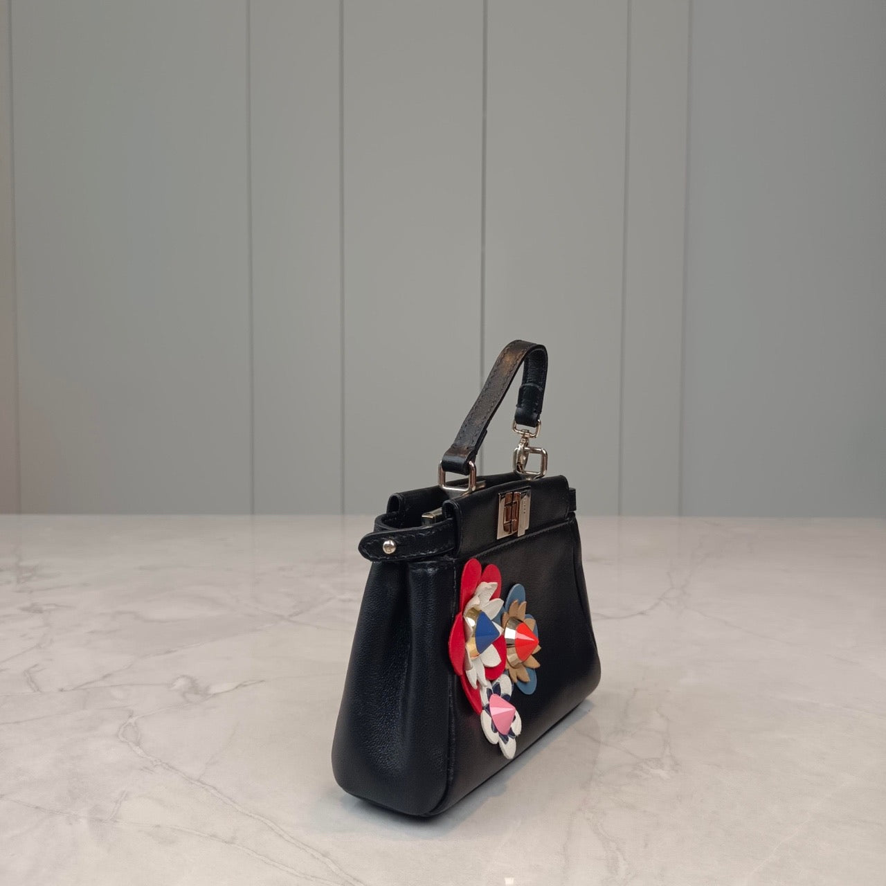 Fendi - Peekaboo - Leather - Black - (mini)