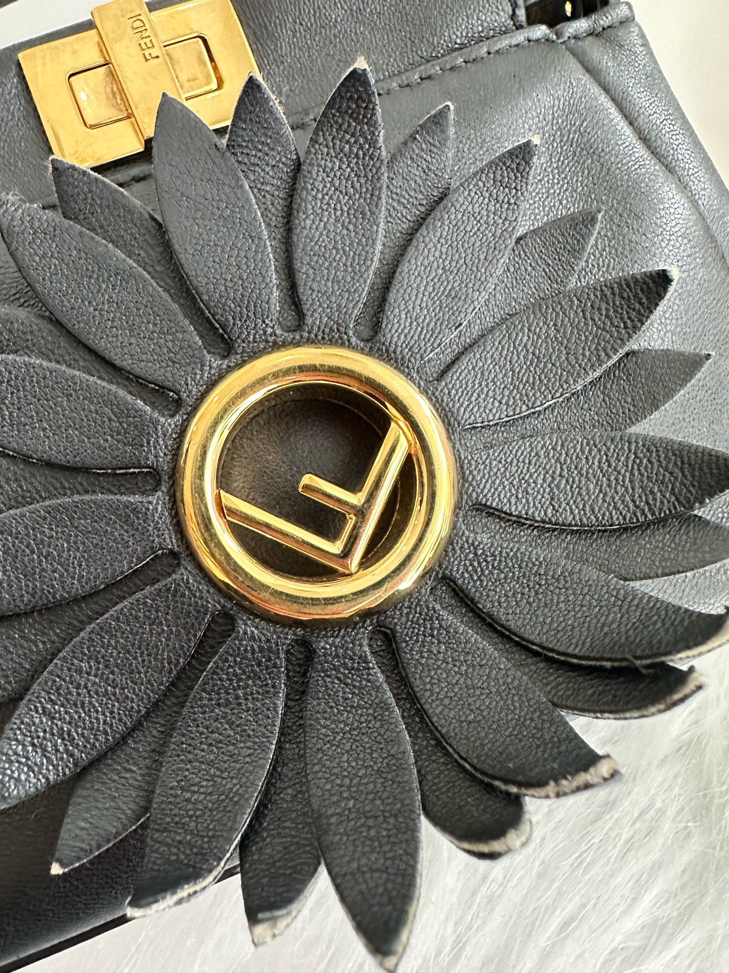 Fendi - Peekaboo - Leather - Black - (mini)