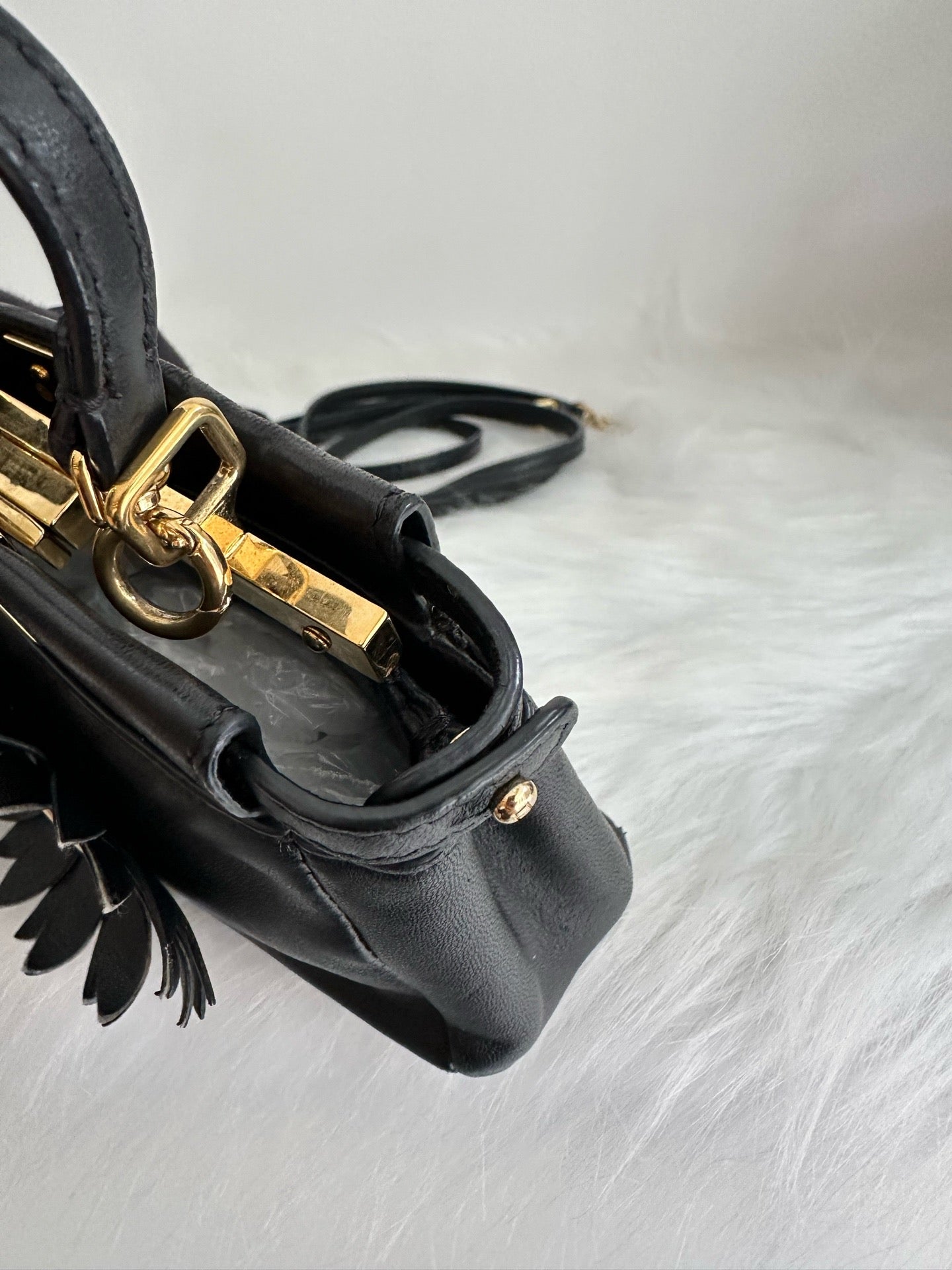 Fendi - Peekaboo - Leather - Black - (mini)