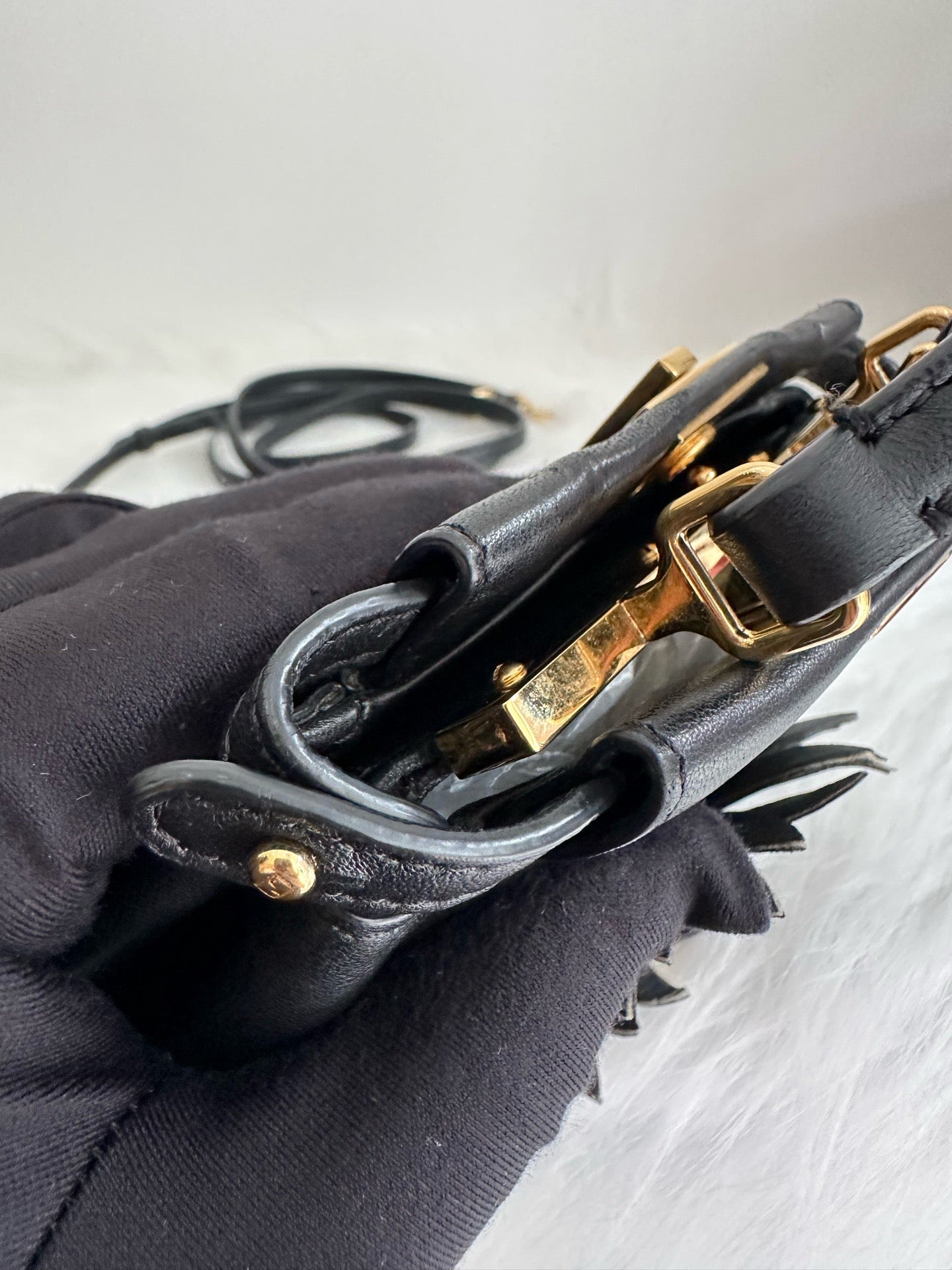 Fendi - Peekaboo - Leather - Black - (mini)
