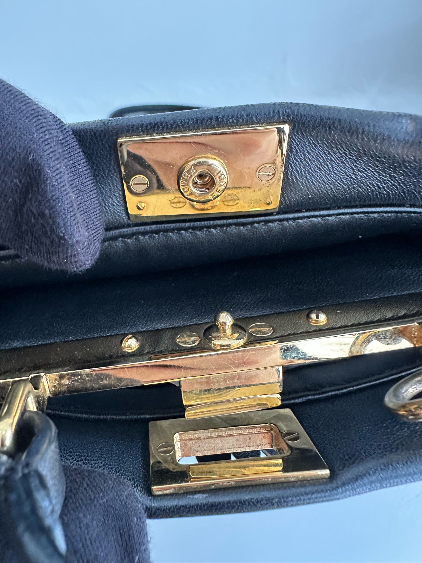 Fendi - Peekaboo - Leather - Black - (mini)