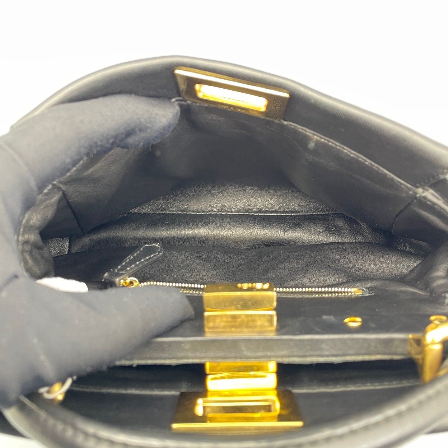 Fendi - Peekaboo - Leather - Black - (small)