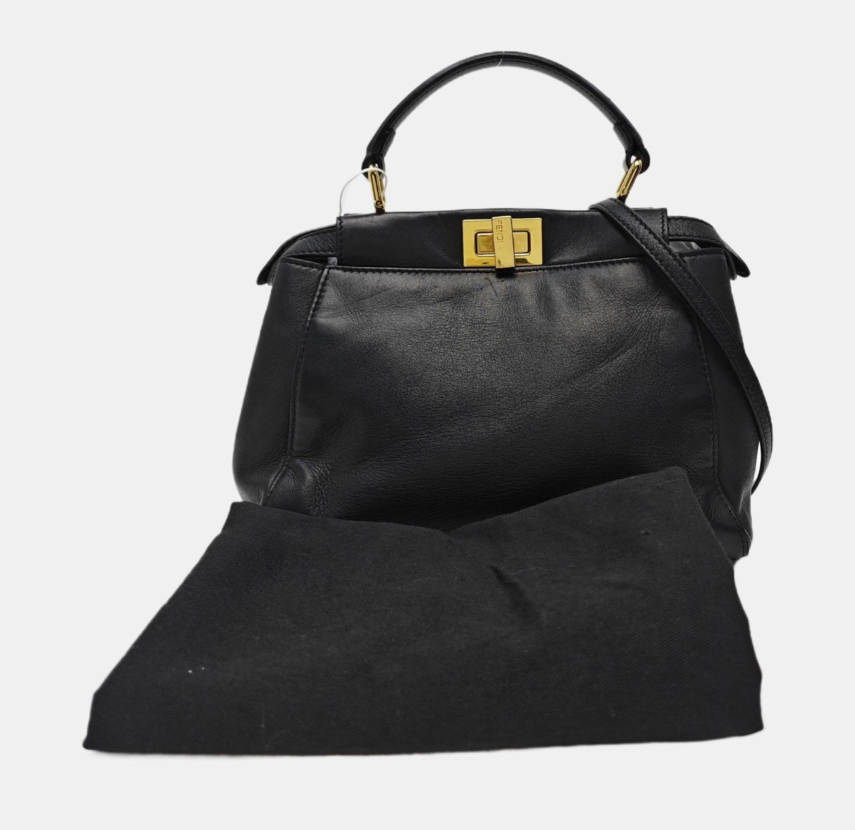 Fendi - Peekaboo - Leather - Black - (small)