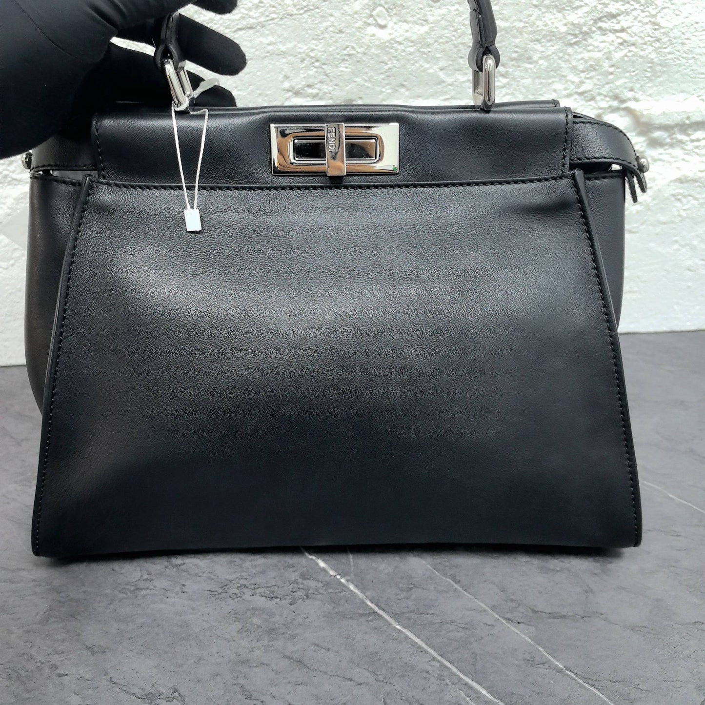 Fendi - Peekaboo - Leather - Black - (small)