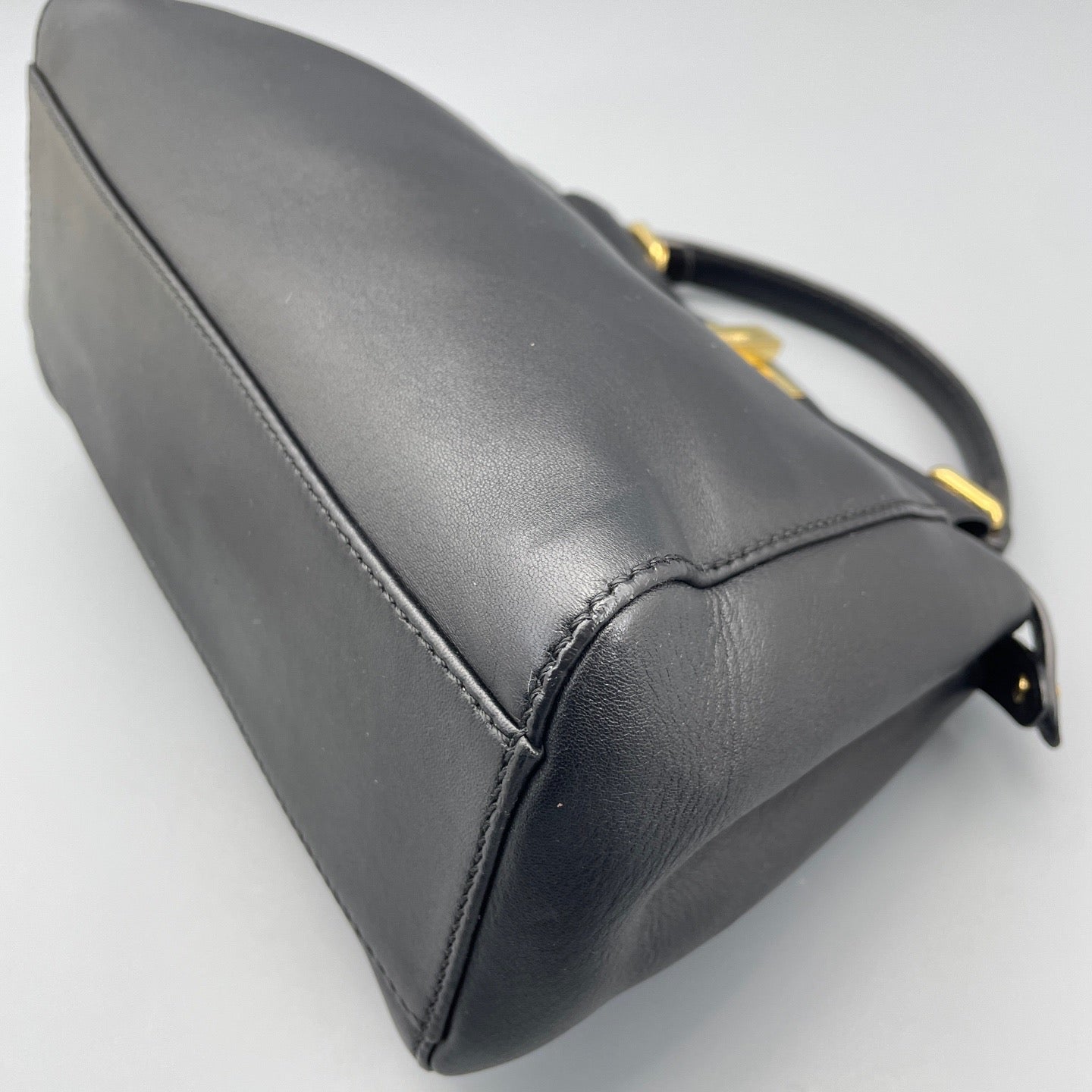 Fendi - Peekaboo - Leather - Black - (Small)