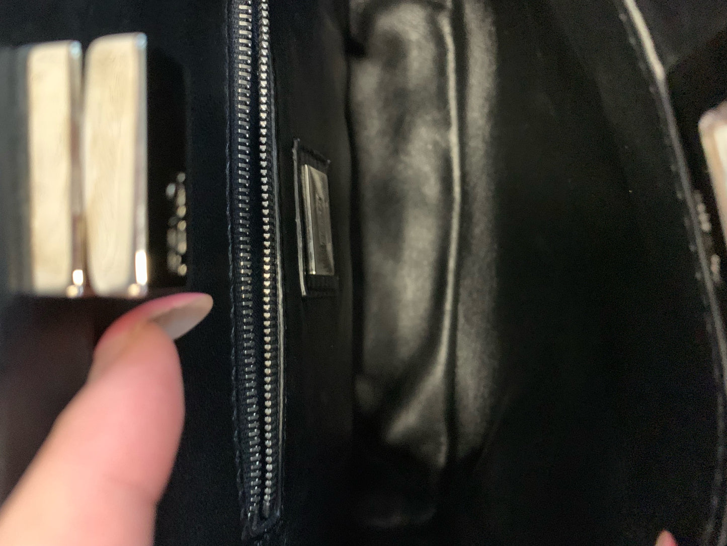 Fendi - Peekaboo - Leather - Black - (small)