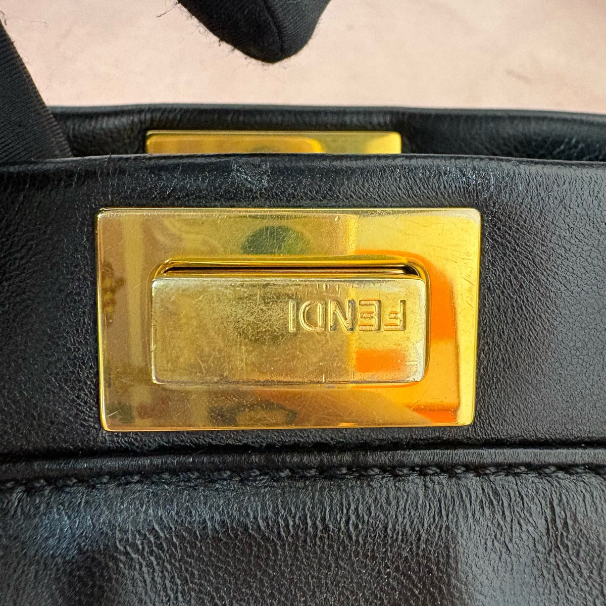 Fendi - Peekaboo - Leather - Black - (small)