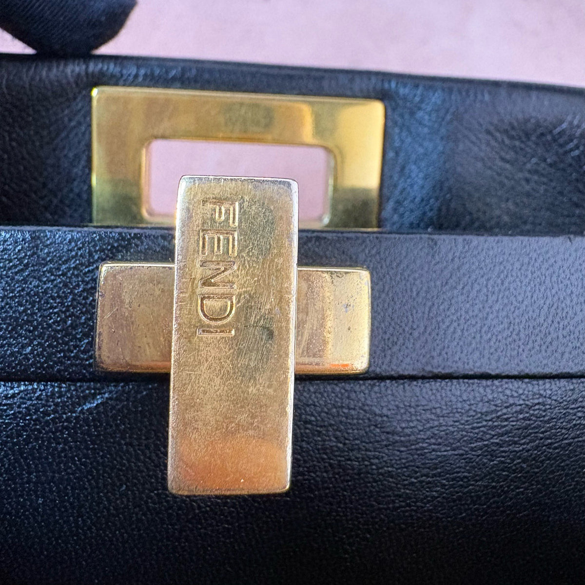 Fendi - Peekaboo - Leather - Black - (small)