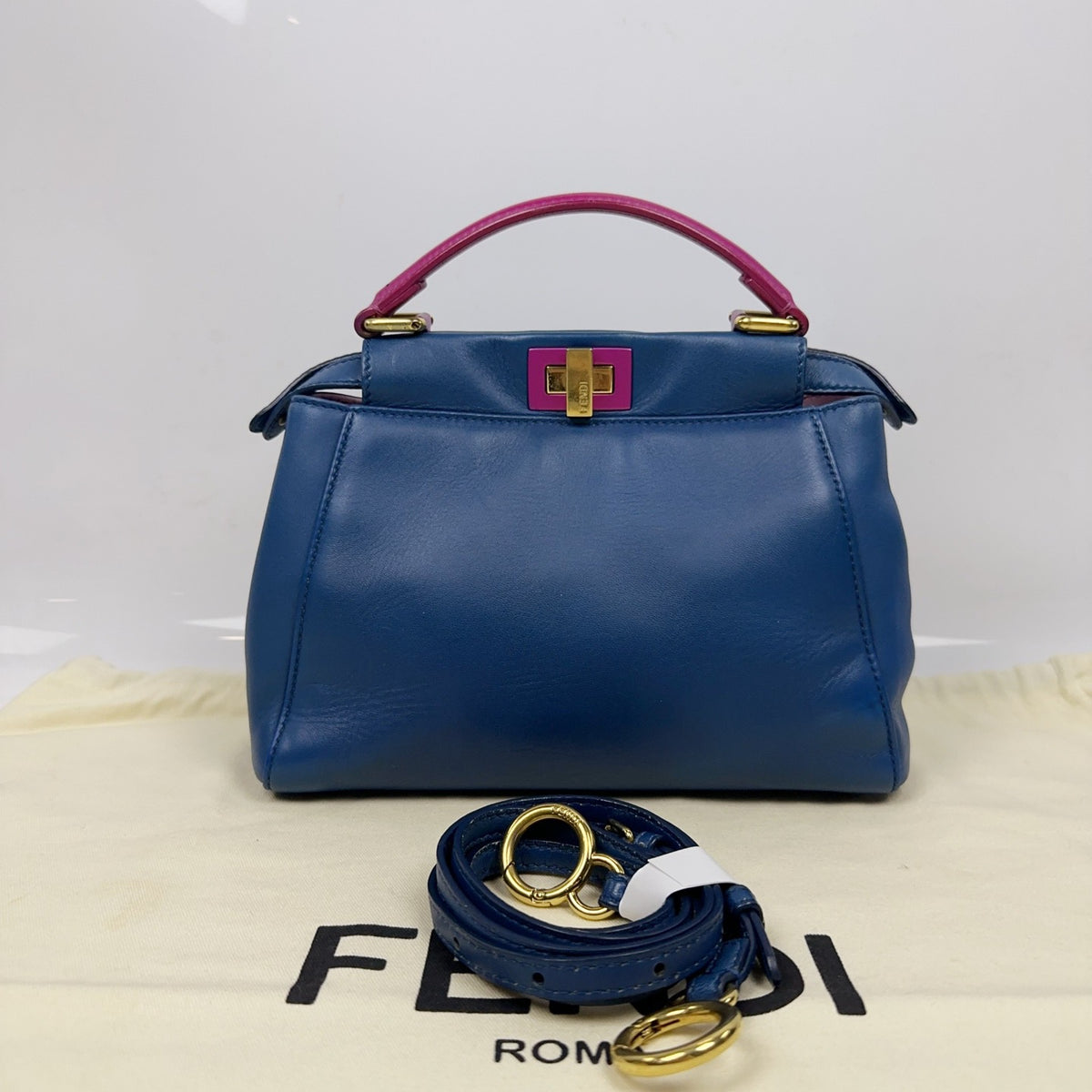 Fendi - Peekaboo - Leather - Blue