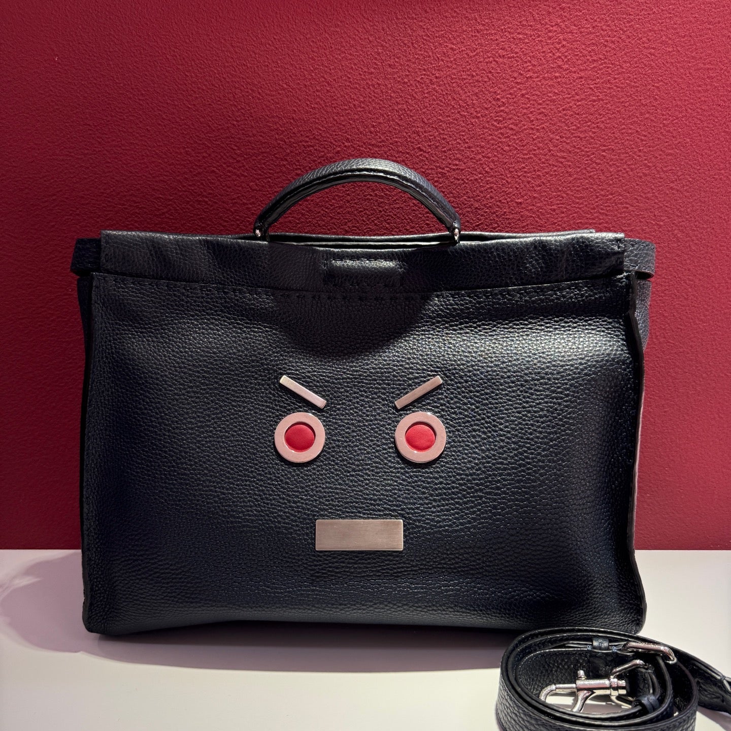 Fendi - Peekaboo - Leather - Blue - (large)