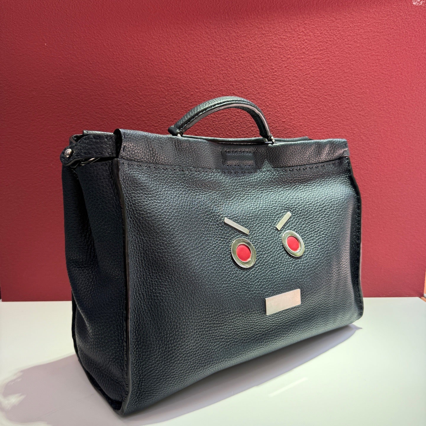 Fendi - Peekaboo - Leather - Blue - (large)