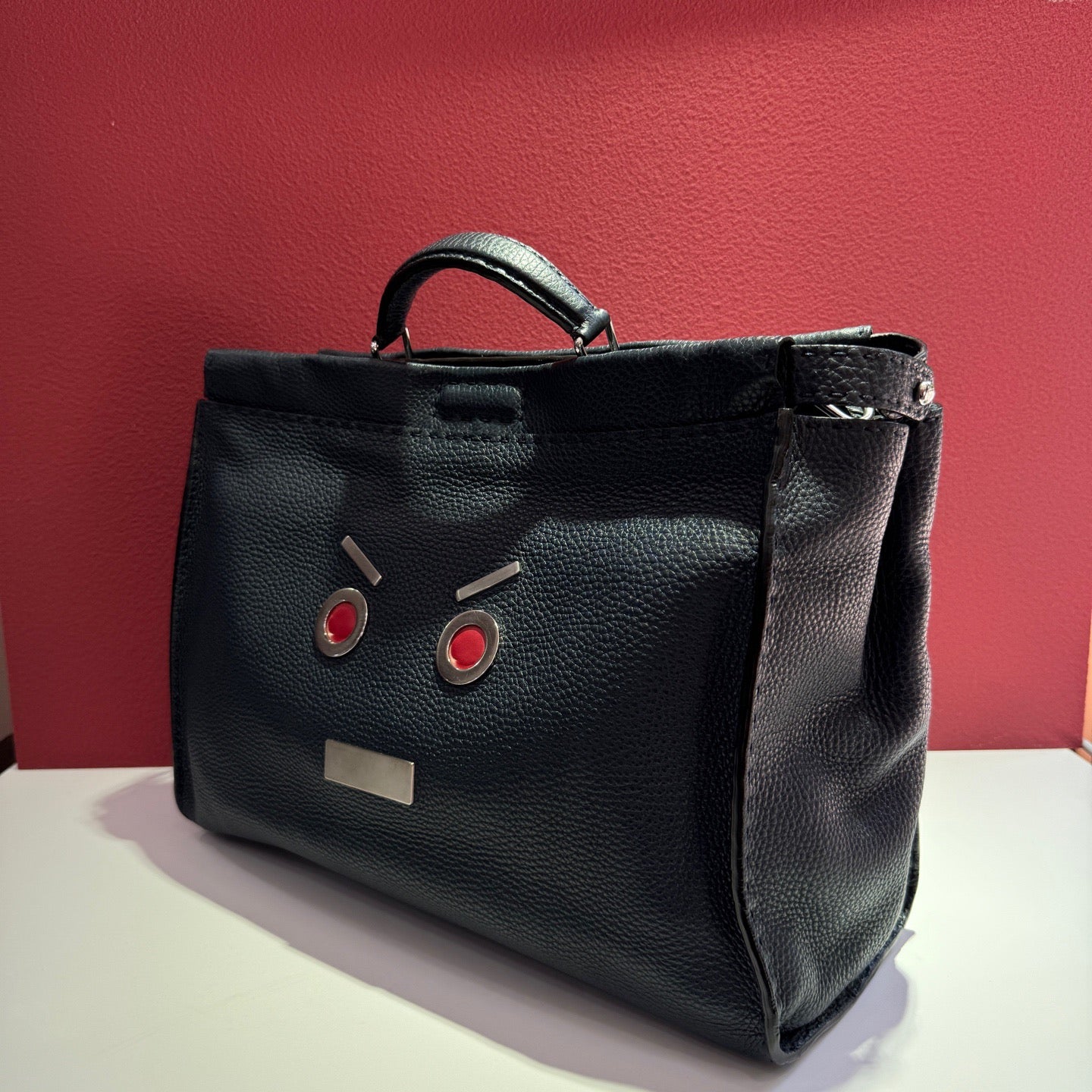 Fendi - Peekaboo - Leather - Blue - (large)