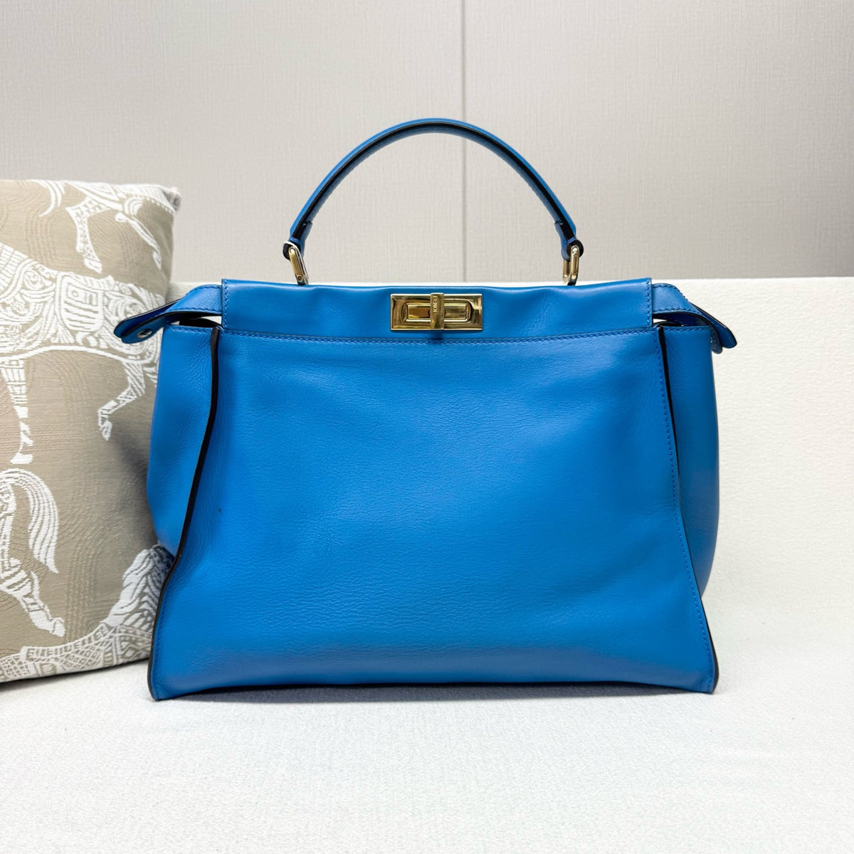 Fendi - Peekaboo - Leather - Blue - (large)