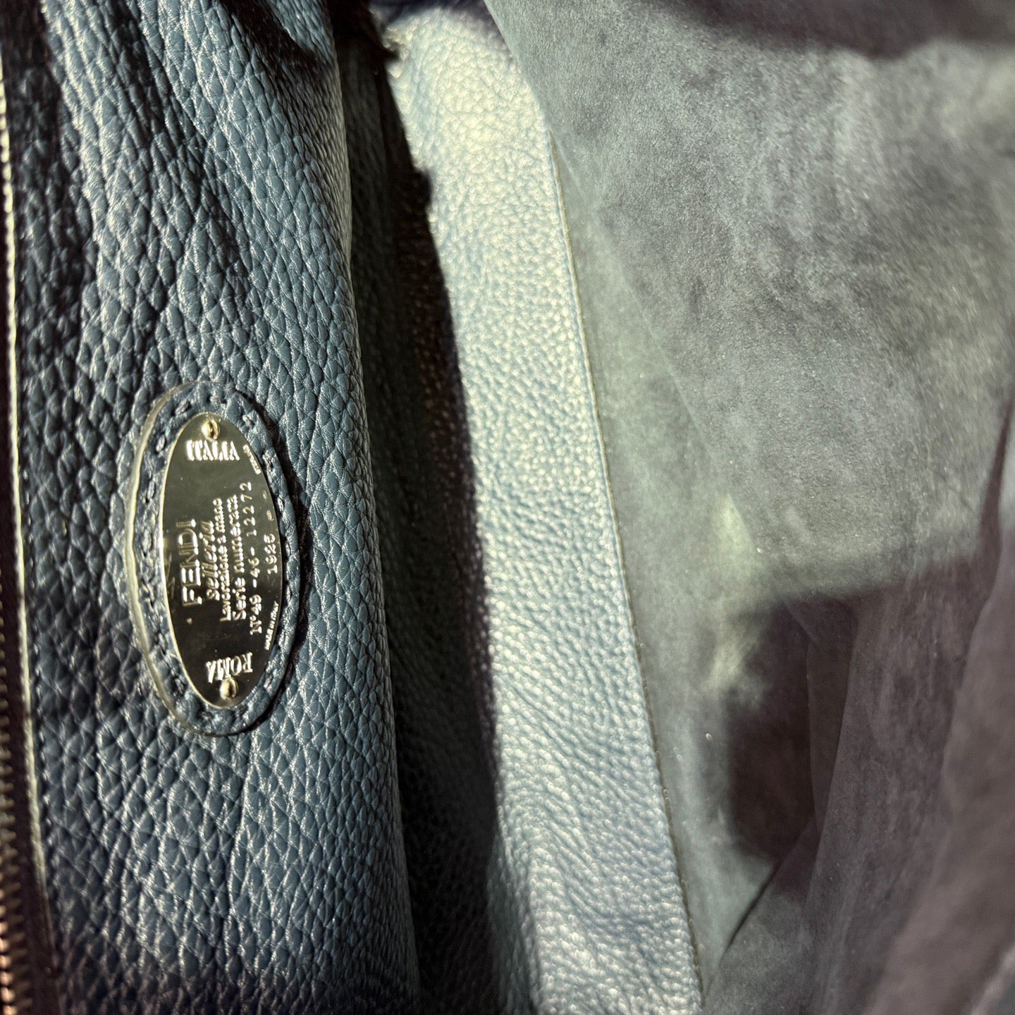 Fendi - Peekaboo - Leather - Blue - (large)