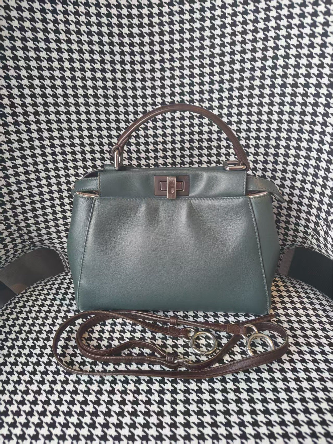 Fendi - Peekaboo - Leather - Blue - (Medium)