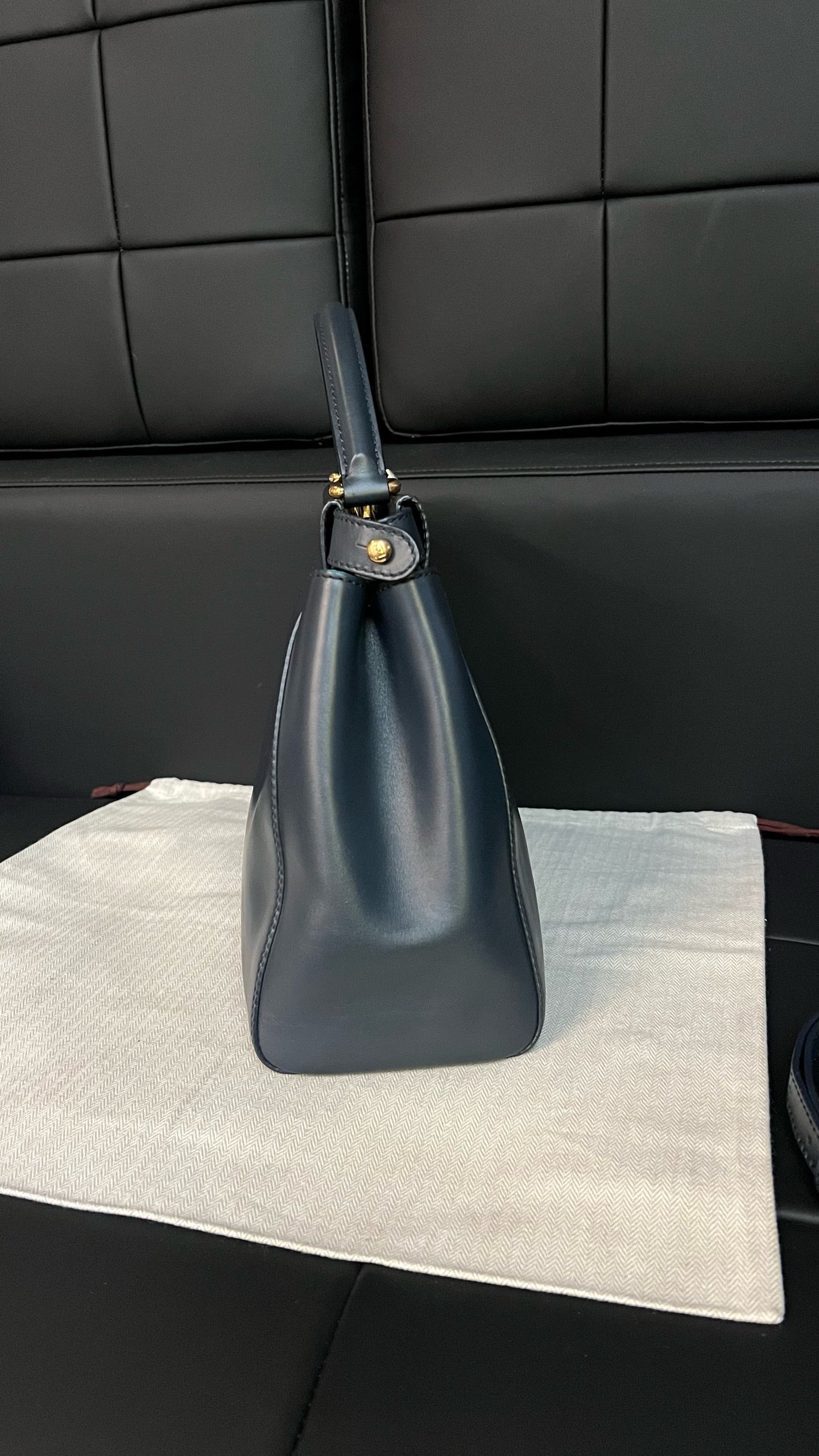 Fendi - Peekaboo - Leather - Blue - (Medium)