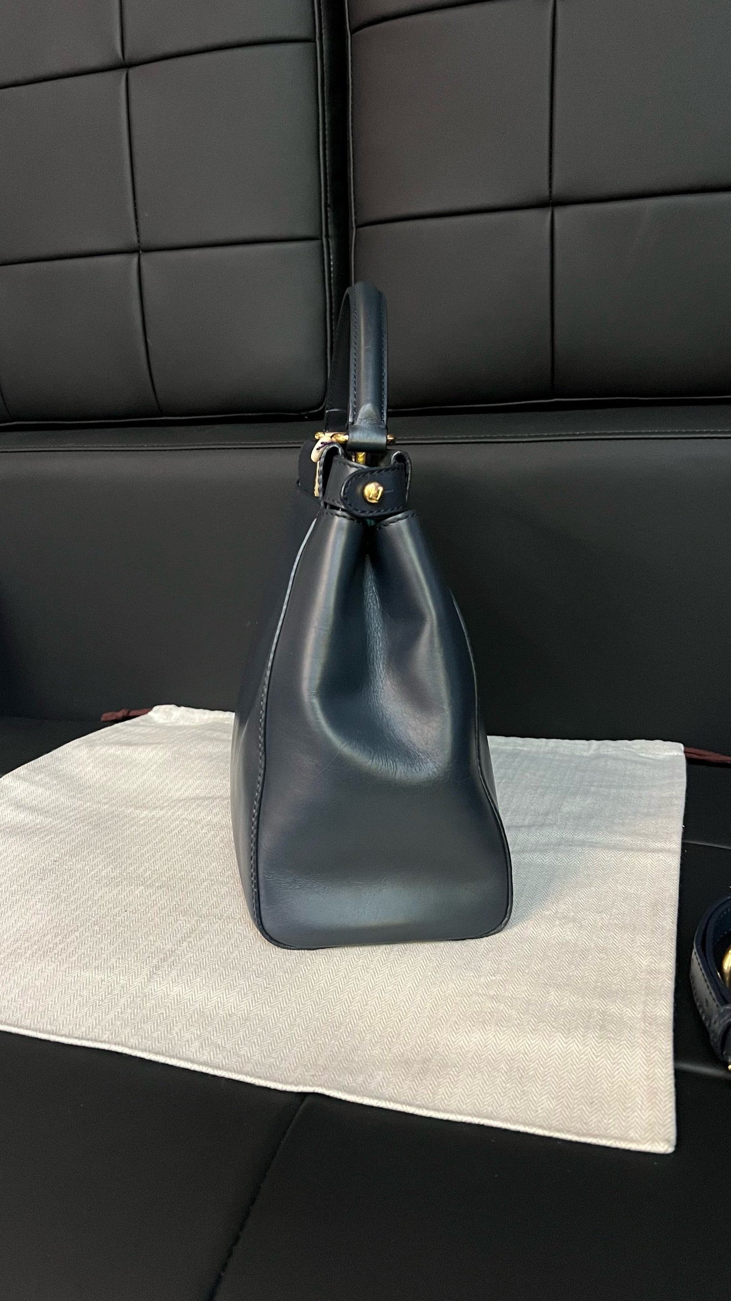 Fendi - Peekaboo - Leather - Blue - (Medium)