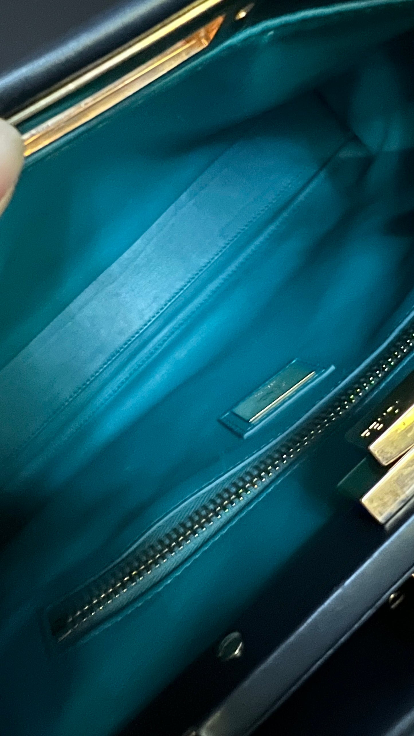 Fendi - Peekaboo - Leather - Blue - (Medium)