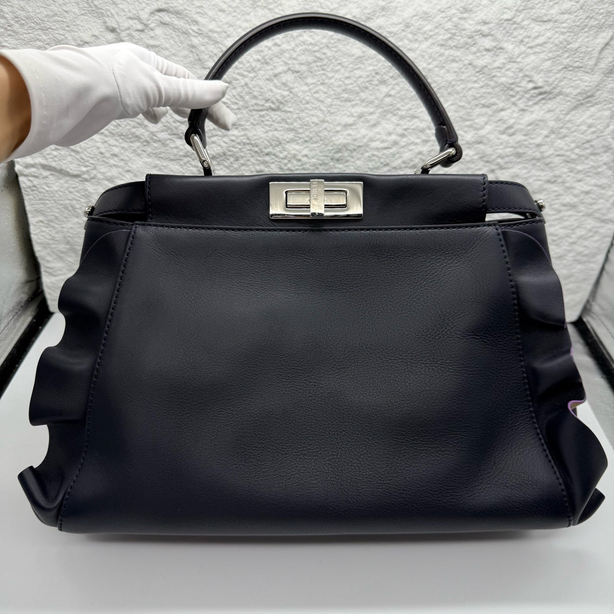 Fendi - Peekaboo - Leather - Blue - (Medium)
