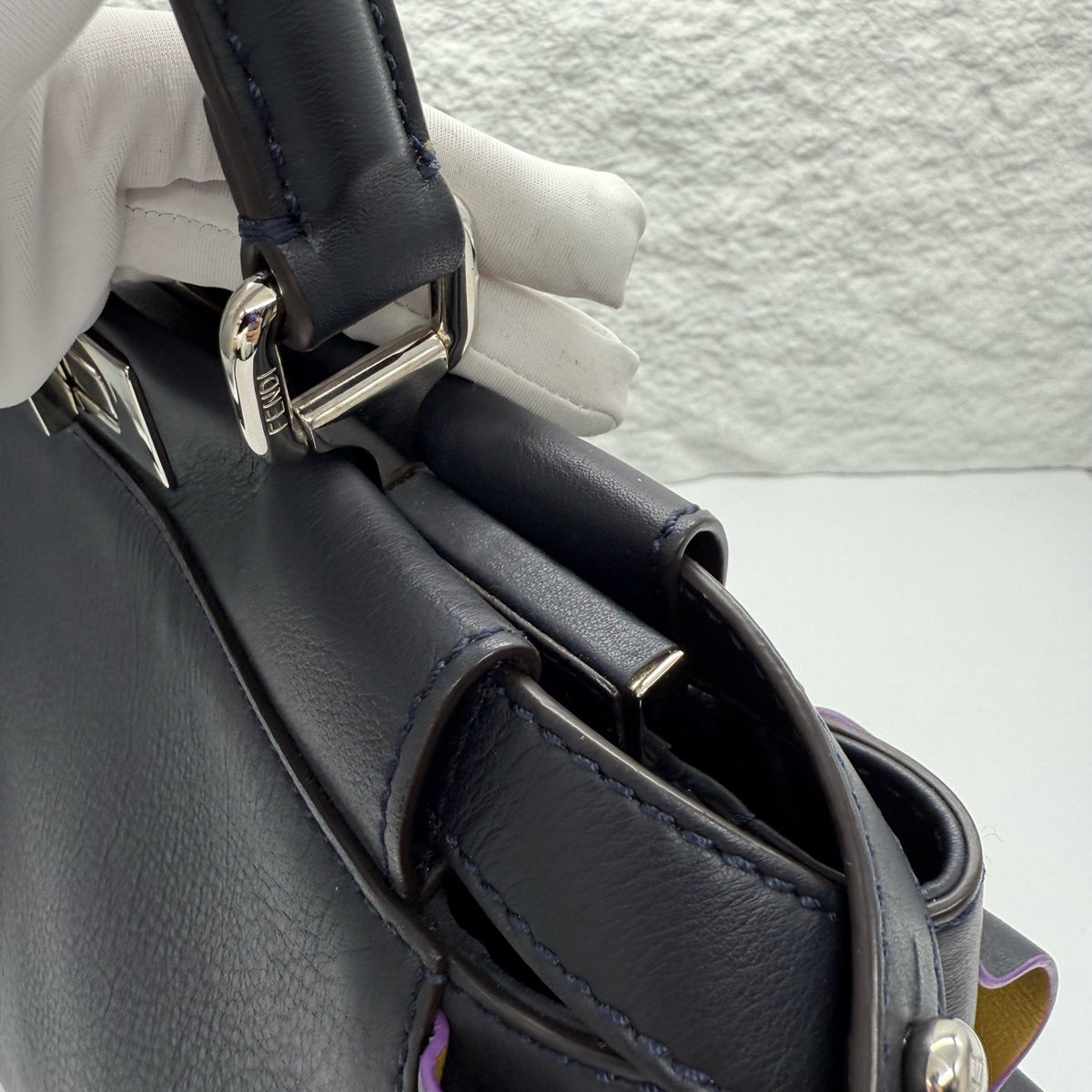Fendi - Peekaboo - Leather - Blue - (Medium)