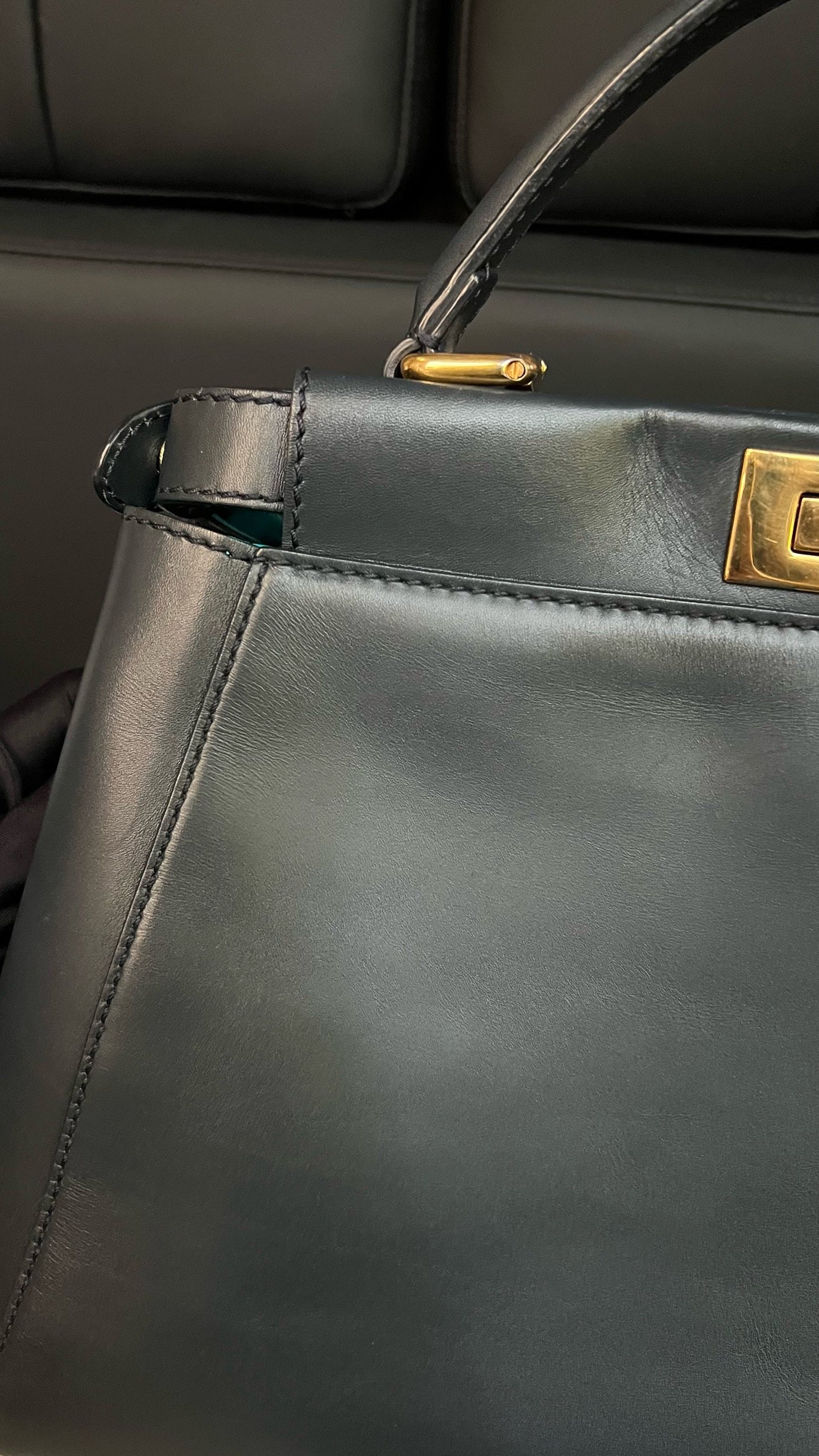 Fendi - Peekaboo - Leather - Blue - (Medium)
