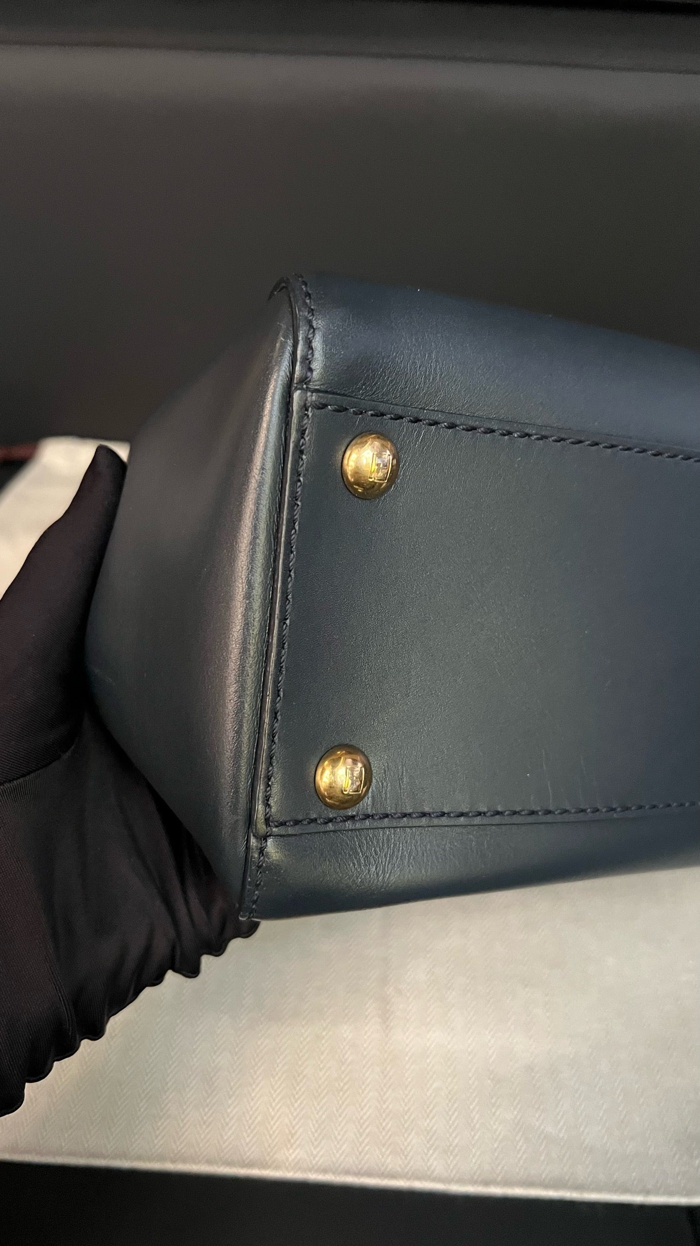 Fendi - Peekaboo - Leather - Blue - (Medium)