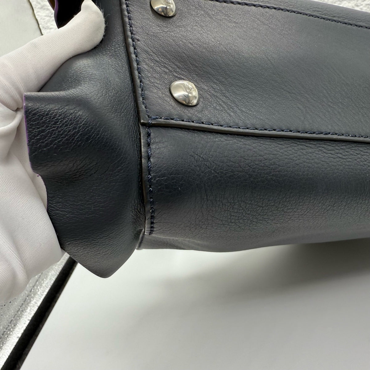 Fendi - Peekaboo - Leather - Blue - (Medium)