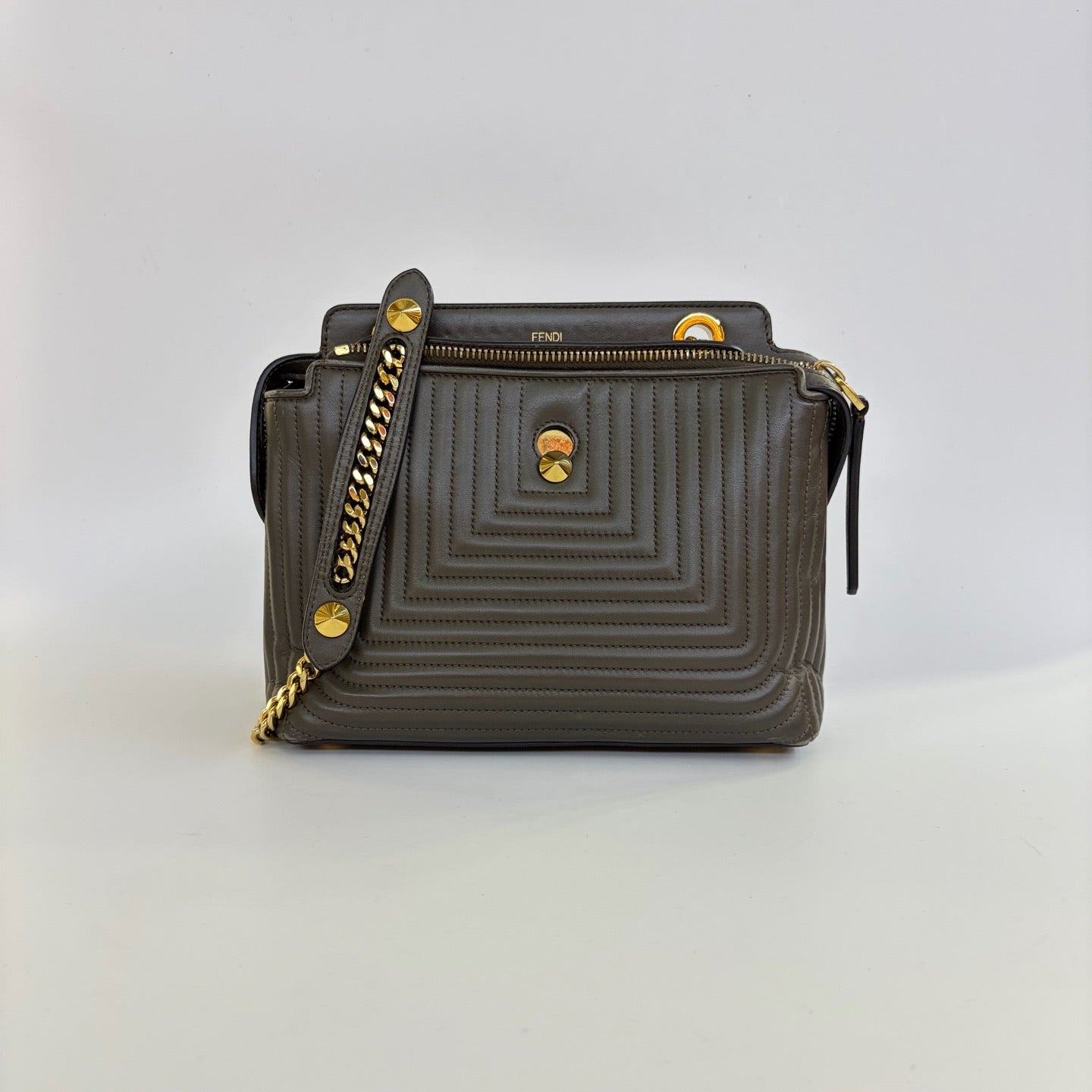 Fendi - Peekaboo - Leather - Blue - (mini)