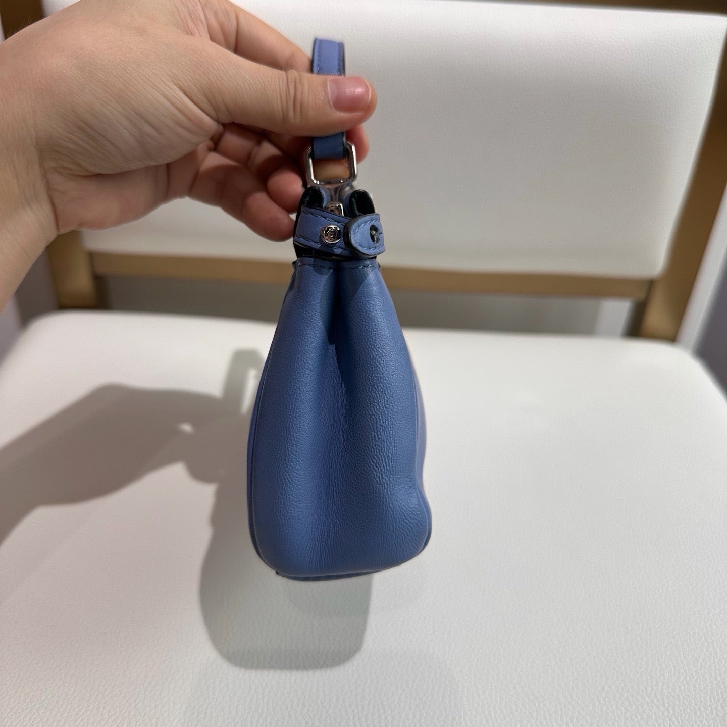 Fendi - Peekaboo - Leather - Blue - (mini)