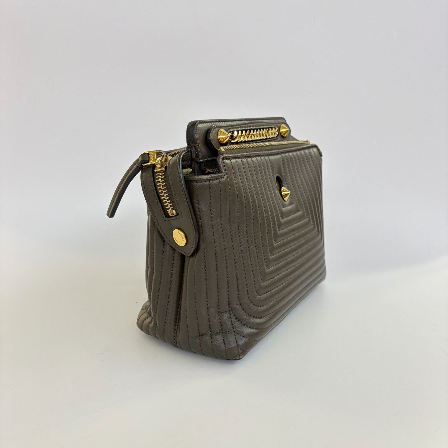 Fendi - Peekaboo - Leather - Blue - (mini)